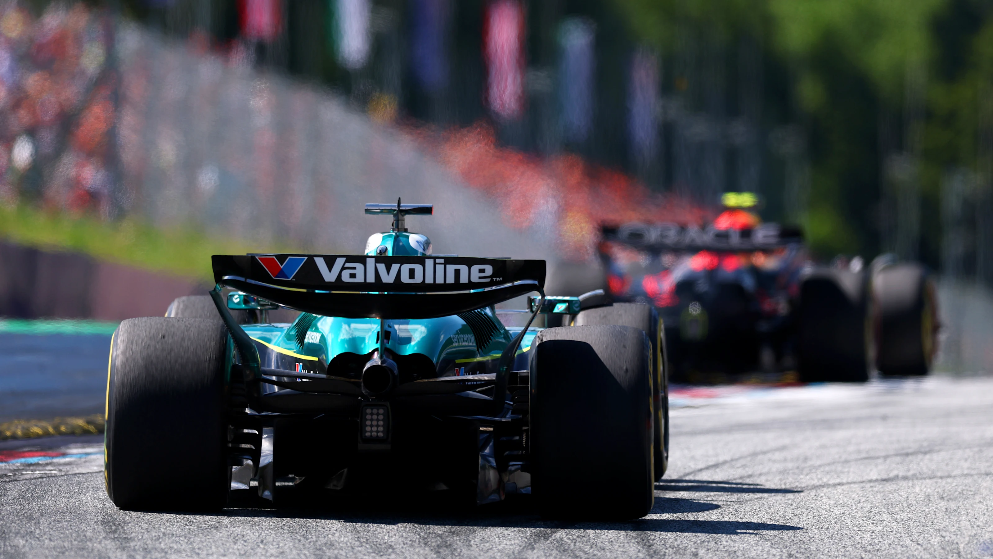 SPIELBERG, AUSTRIA - JUNE 29: Lance Stroll of Canada driving the (18) Aston Martin F1 Team AMR25