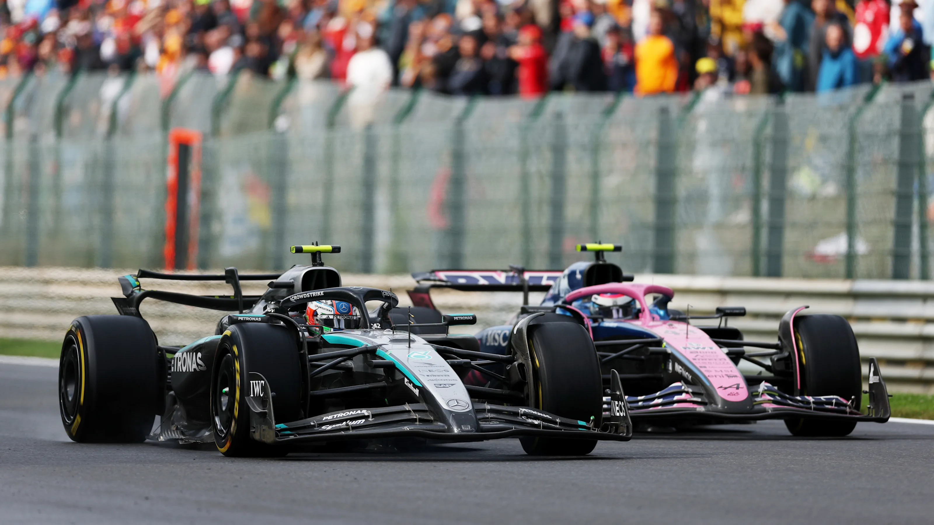 SPA, BELGIUM - JULY 27: Andrea Kimi Antonelli of Italy driving the (12) Mercedes AMG Petronas F1