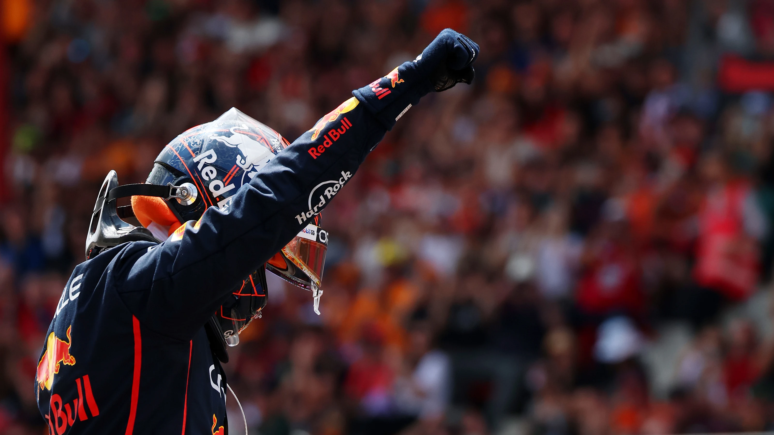 SPA, BELGIUM - JULY 26: Sprint winner Max Verstappen of the Netherlands and Oracle Red Bull Racing