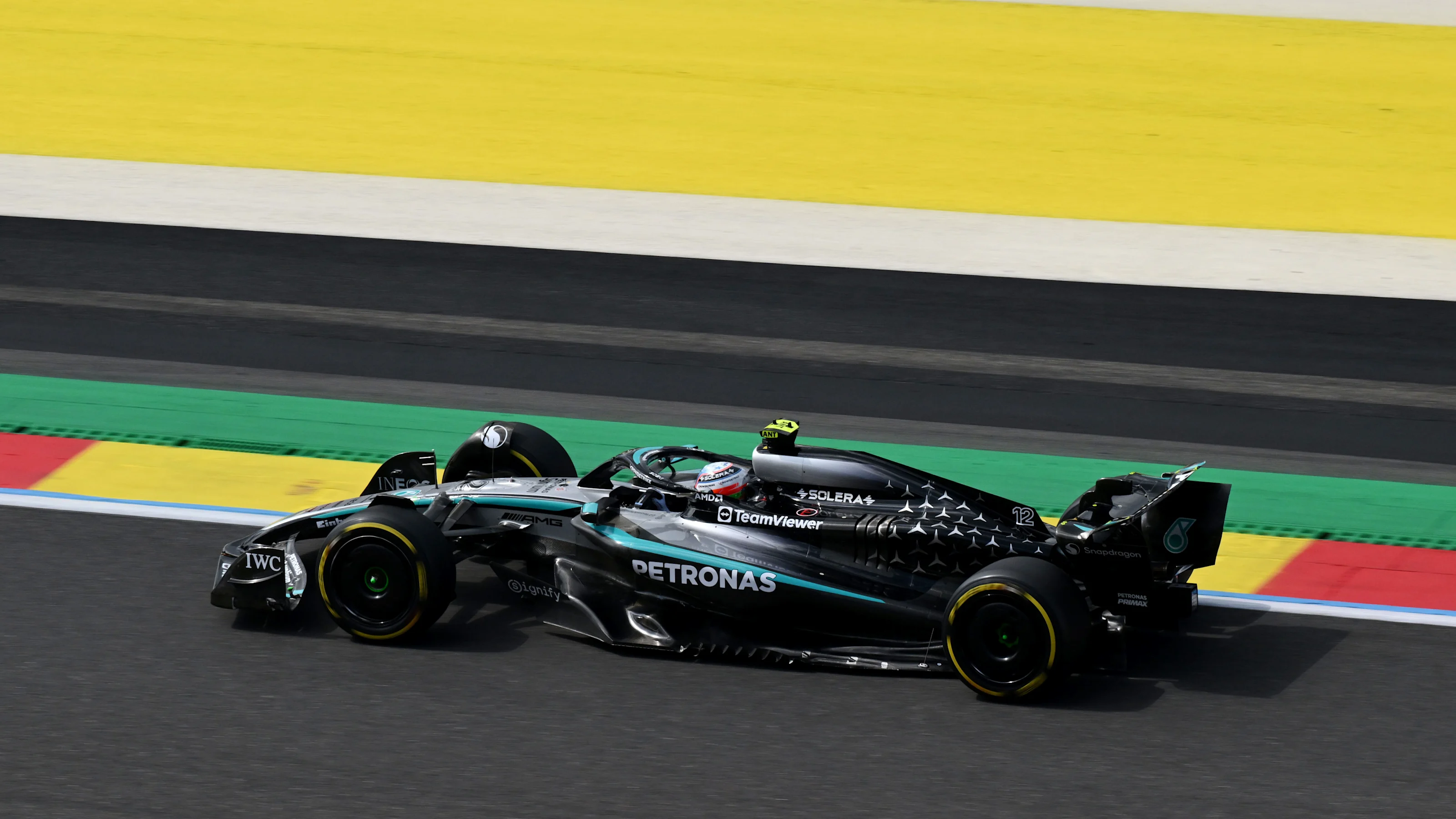 SPA, BELGIUM - JULY 26: Andrea Kimi Antonelli of Italy driving the (12) Mercedes AMG Petronas F1