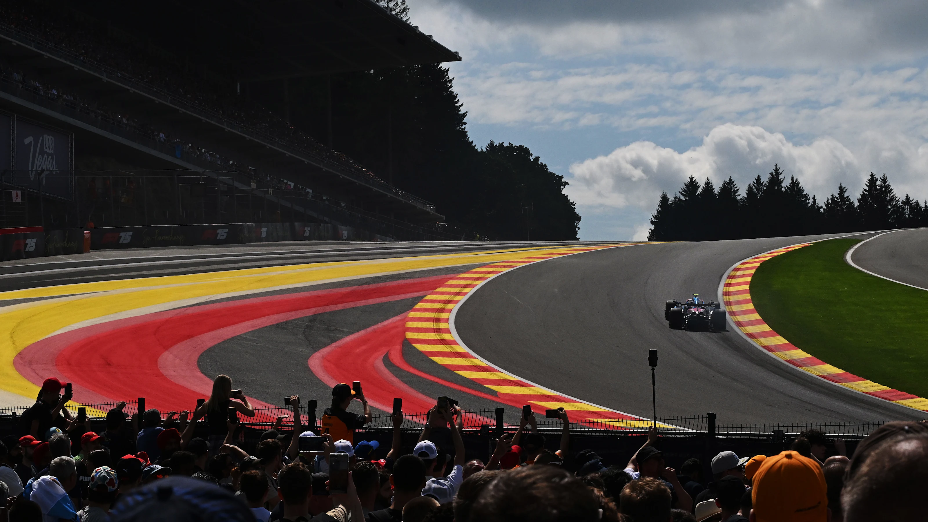 SPA, BELGIUM - JULY 26: Franco Colapinto of Argentina driving the (43) Alpine F1 A525 Renault on