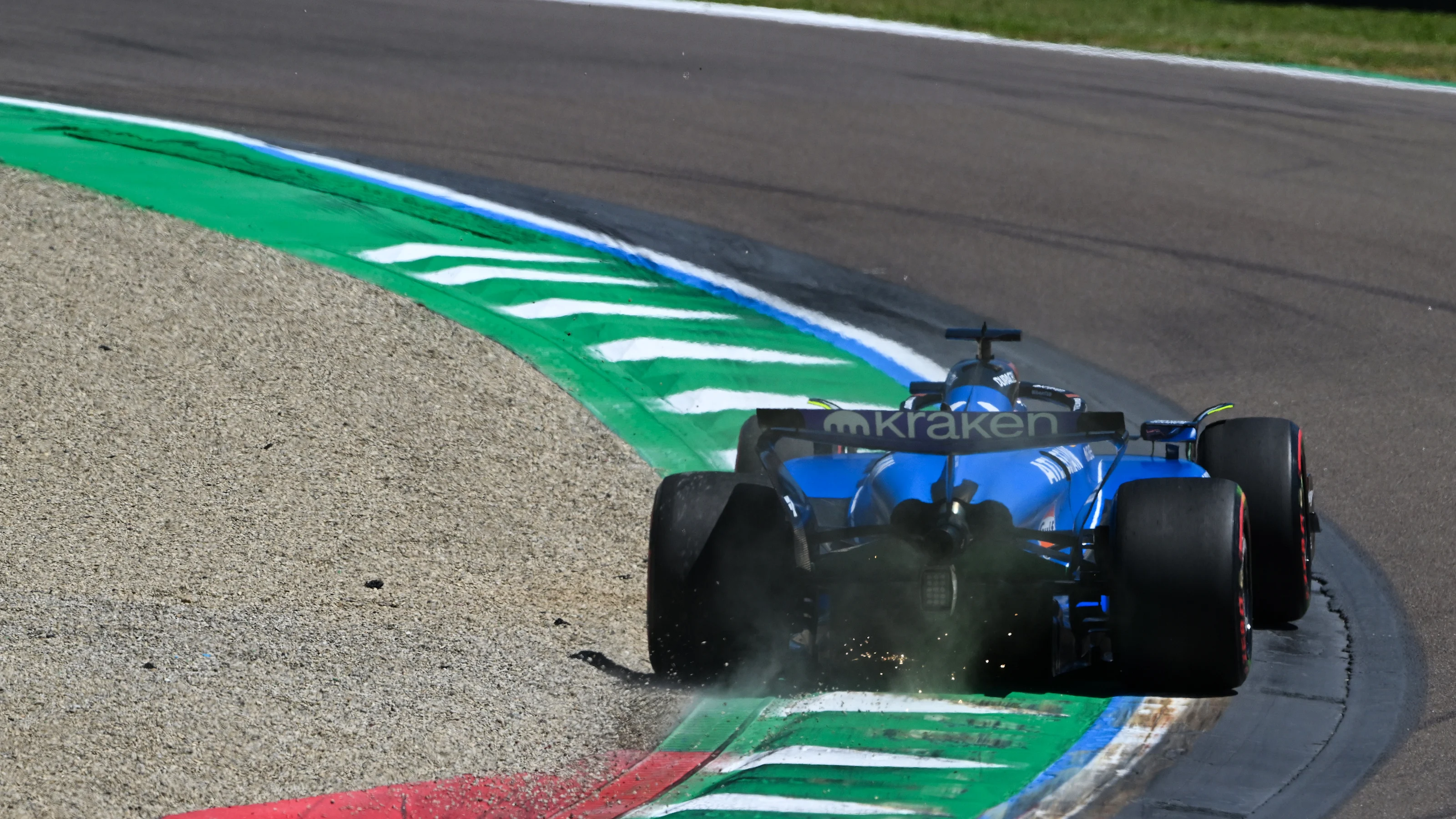 IMOLA, ITALY - MAY 16: Alexander Albon of Thailand driving the (23) Williams FW47 Mercedes on track