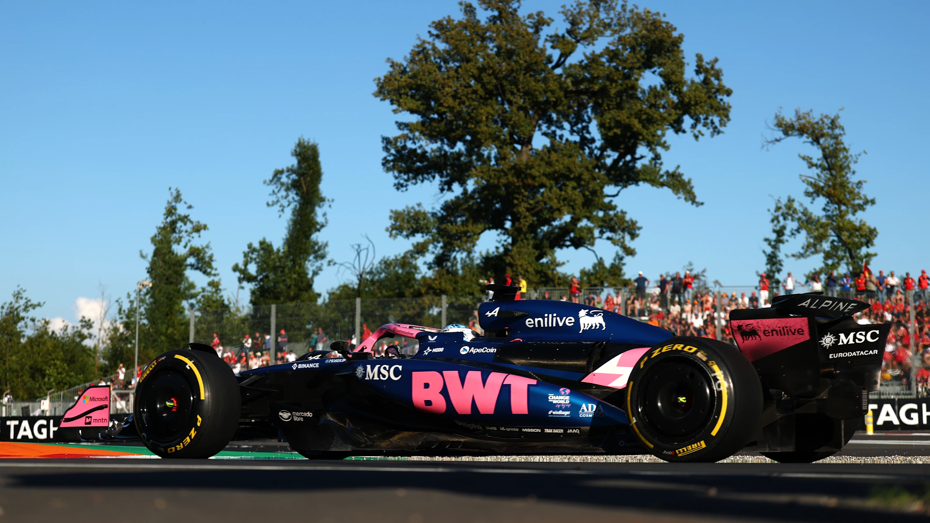 MONZA, ITALY - SEPTEMBER 05: Pierre Gasly of France driving the (10) Alpine F1 A525 Renault on