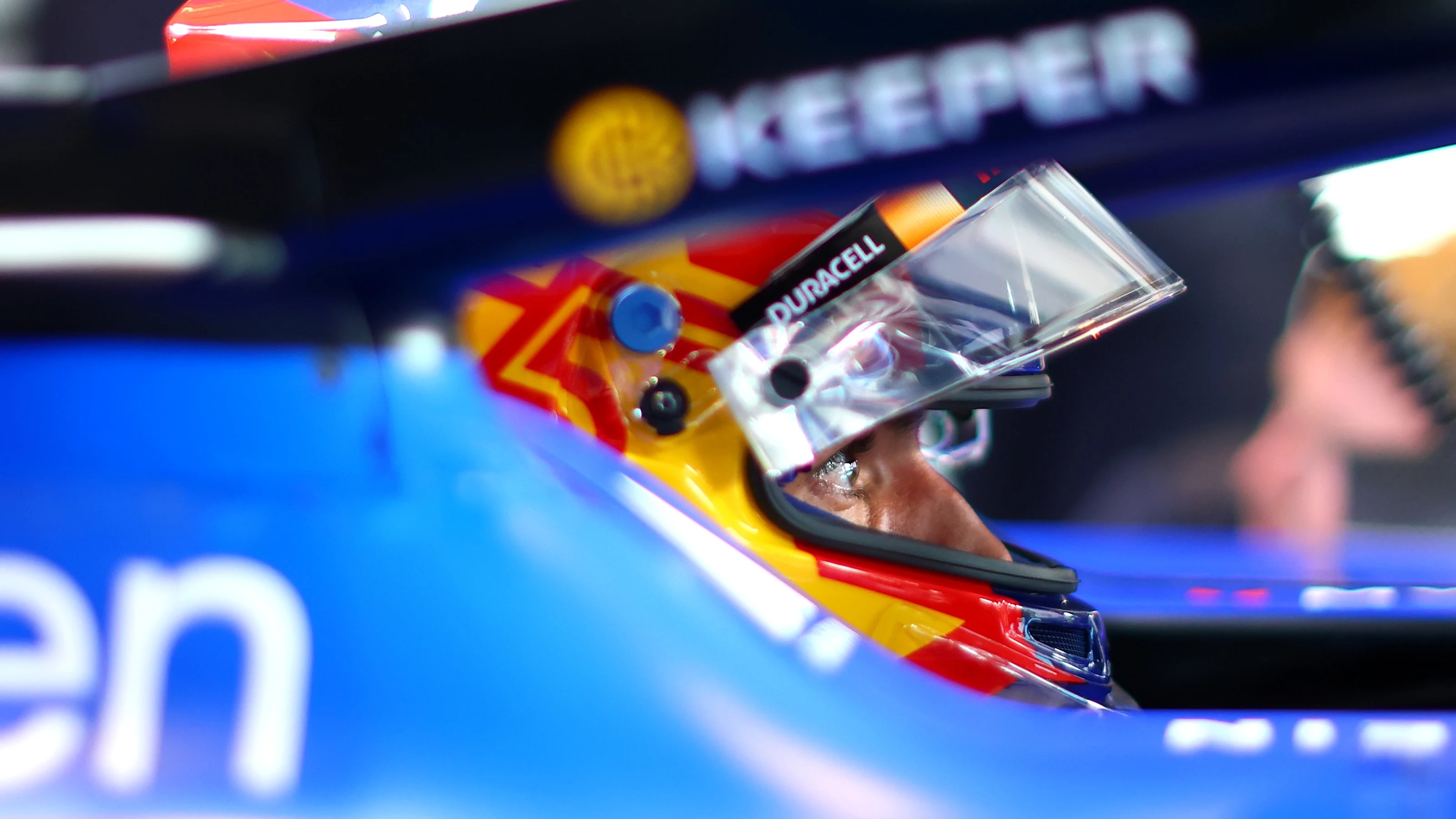 ZANDVOORT, NETHERLANDS - AUGUST 29: Carlos Sainz of Spain and Williams prepares to drive during