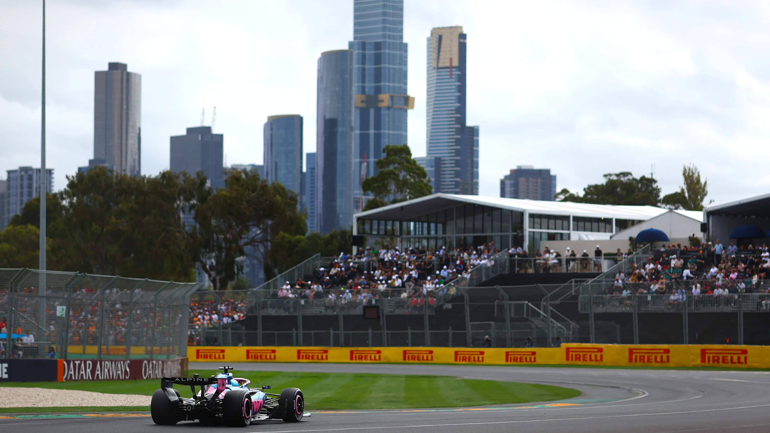 MELBOURNE, AUSTRALIA - MARCH 07: Pierre Gasly of France driving the (10) Alpine F1 A526 Mercedes on