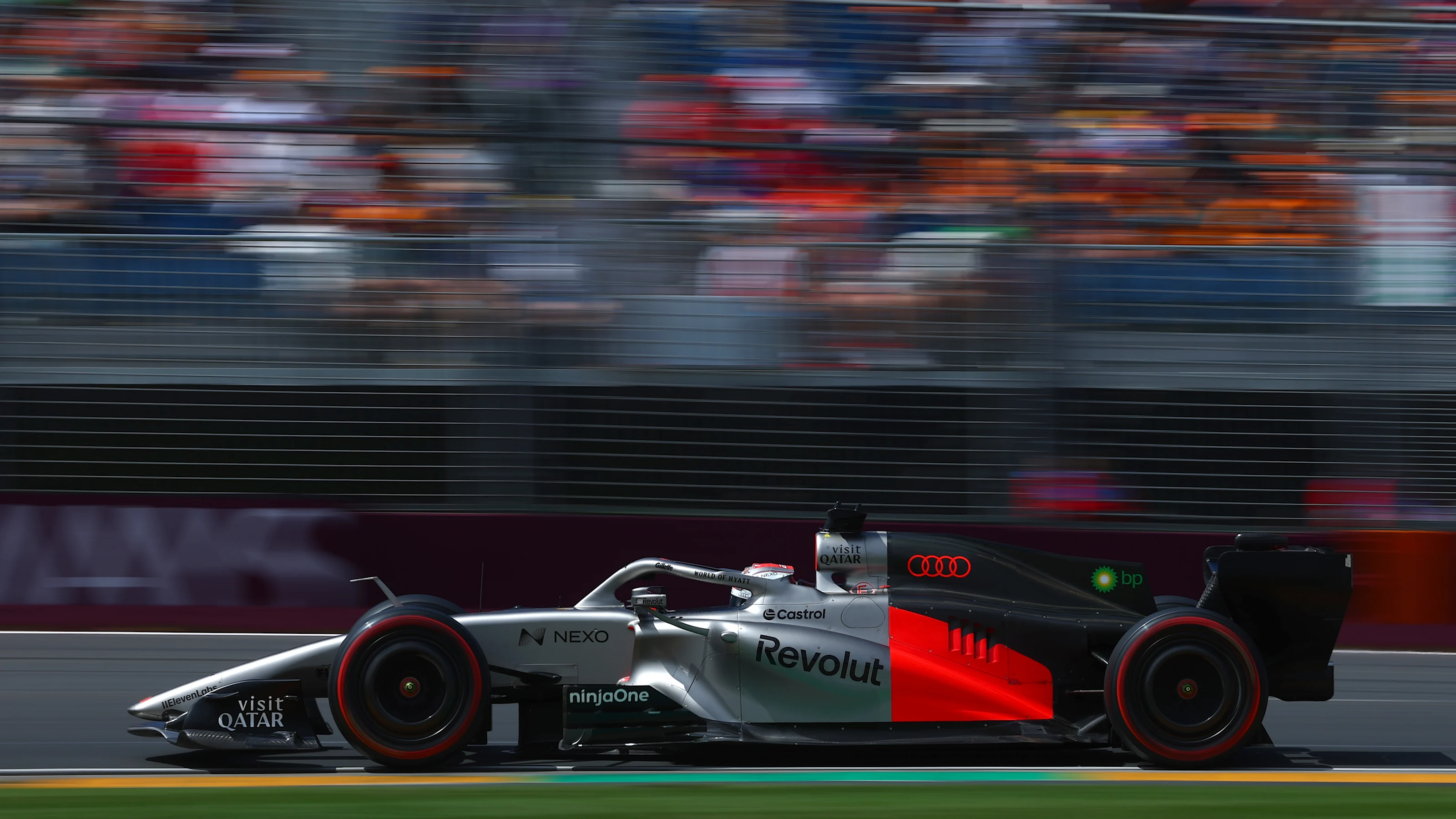 MELBOURNE, AUSTRALIA - MARCH 07: Nico Hulkenberg of Germany driving the (27) Audi F1 Team R26 on