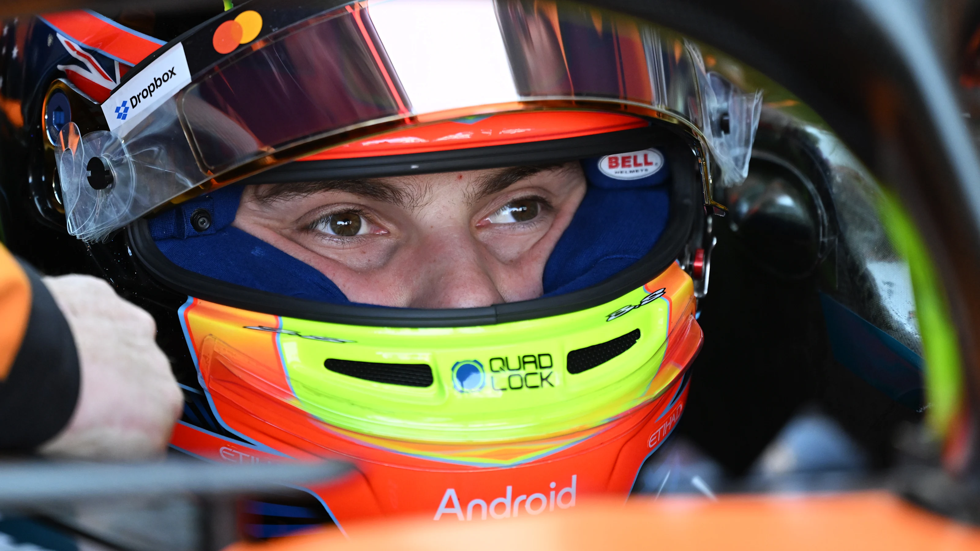 SUZUKA, JAPAN - MARCH 27: Oscar Piastri of Australia and McLaren prepares to drive during practice