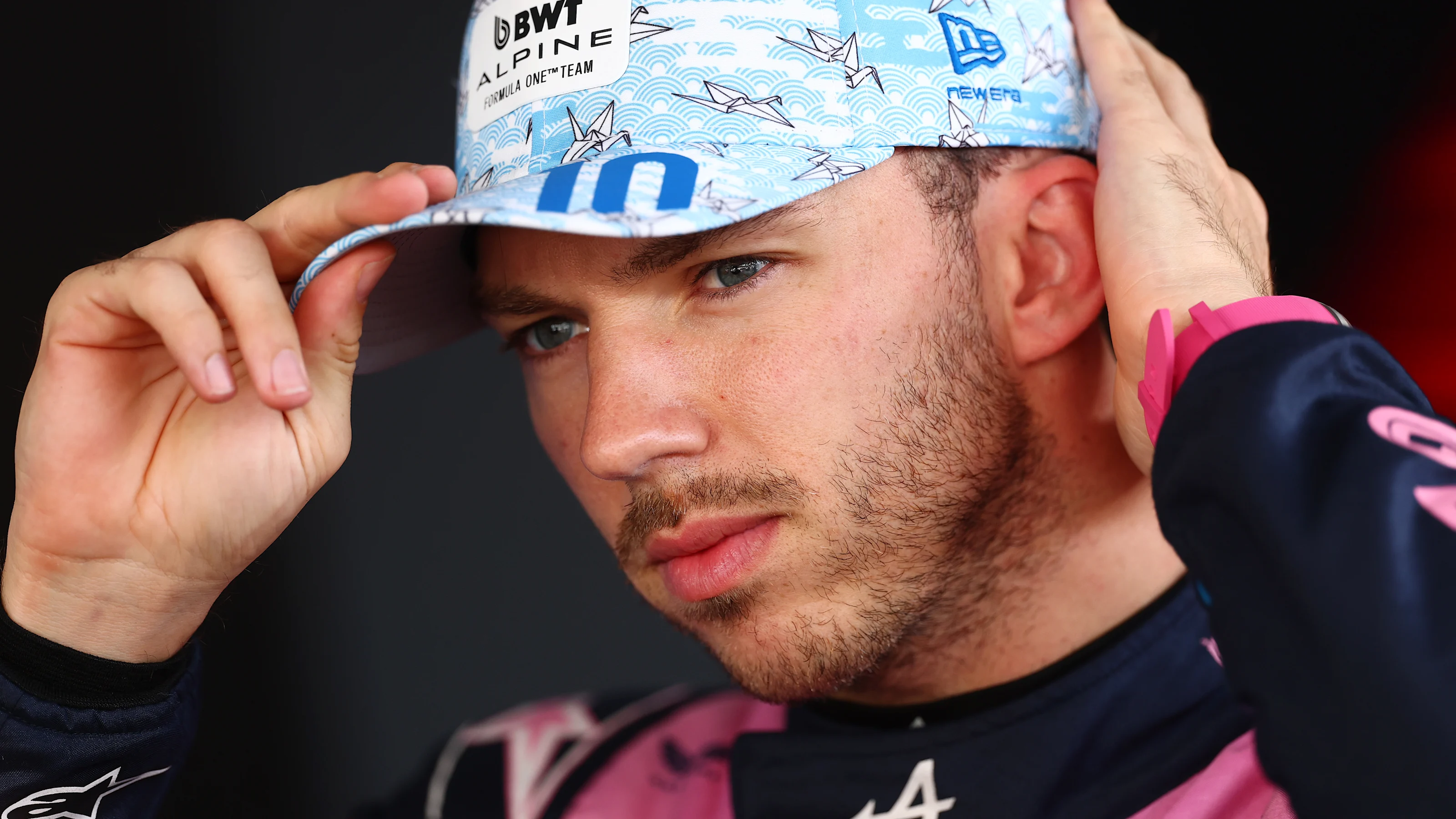 SUZUKA, JAPAN - MARCH 27: Pierre Gasly of France and Alpine F1 looks on during practice ahead of