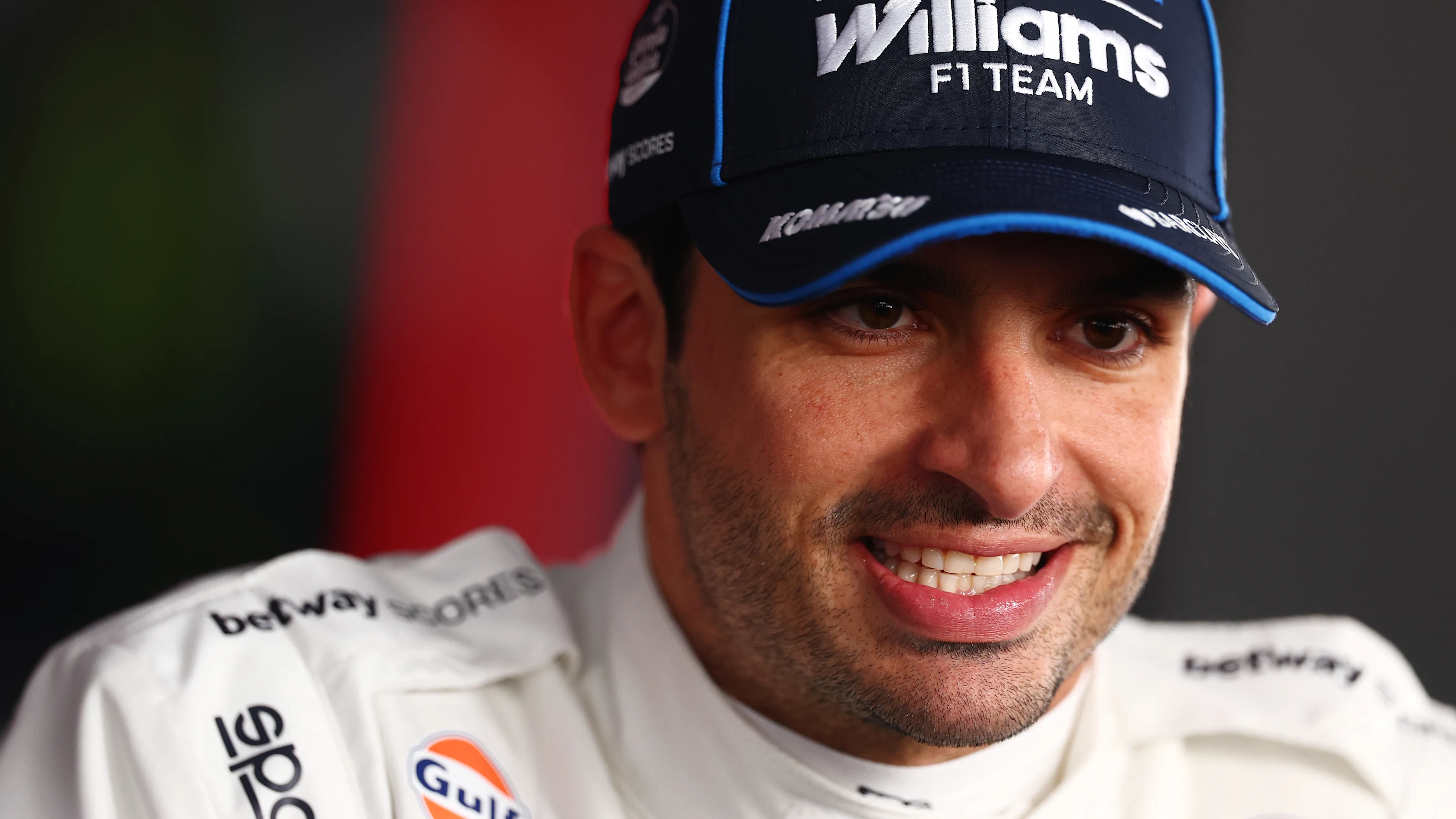 SUZUKA, JAPAN - MARCH 28: Sixteenth placed qualifier Carlos Sainz of Spain and Williams is
