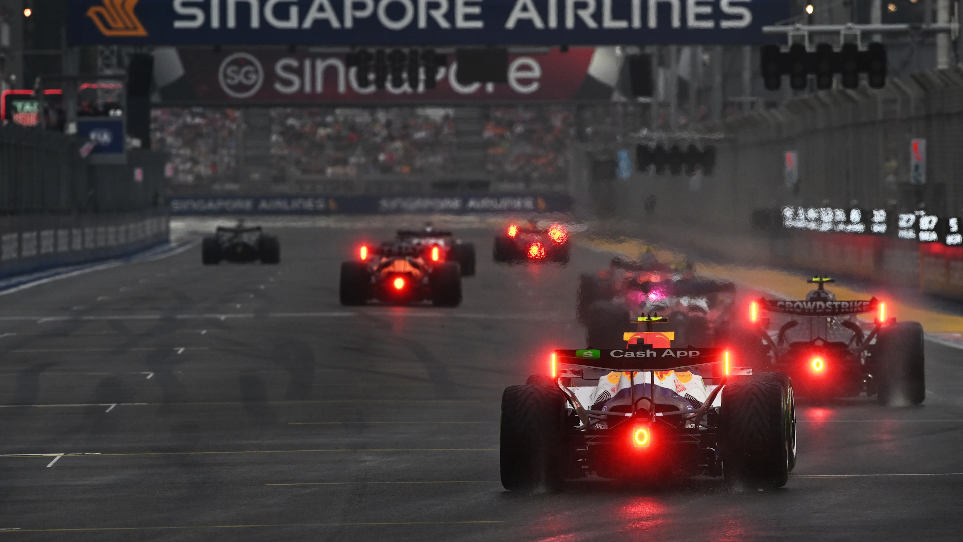 SINGAPORE, SINGAPORE - OCTOBER 10: Andrea Kimi Antonelli of Italy driving the (12) Mercedes AMG