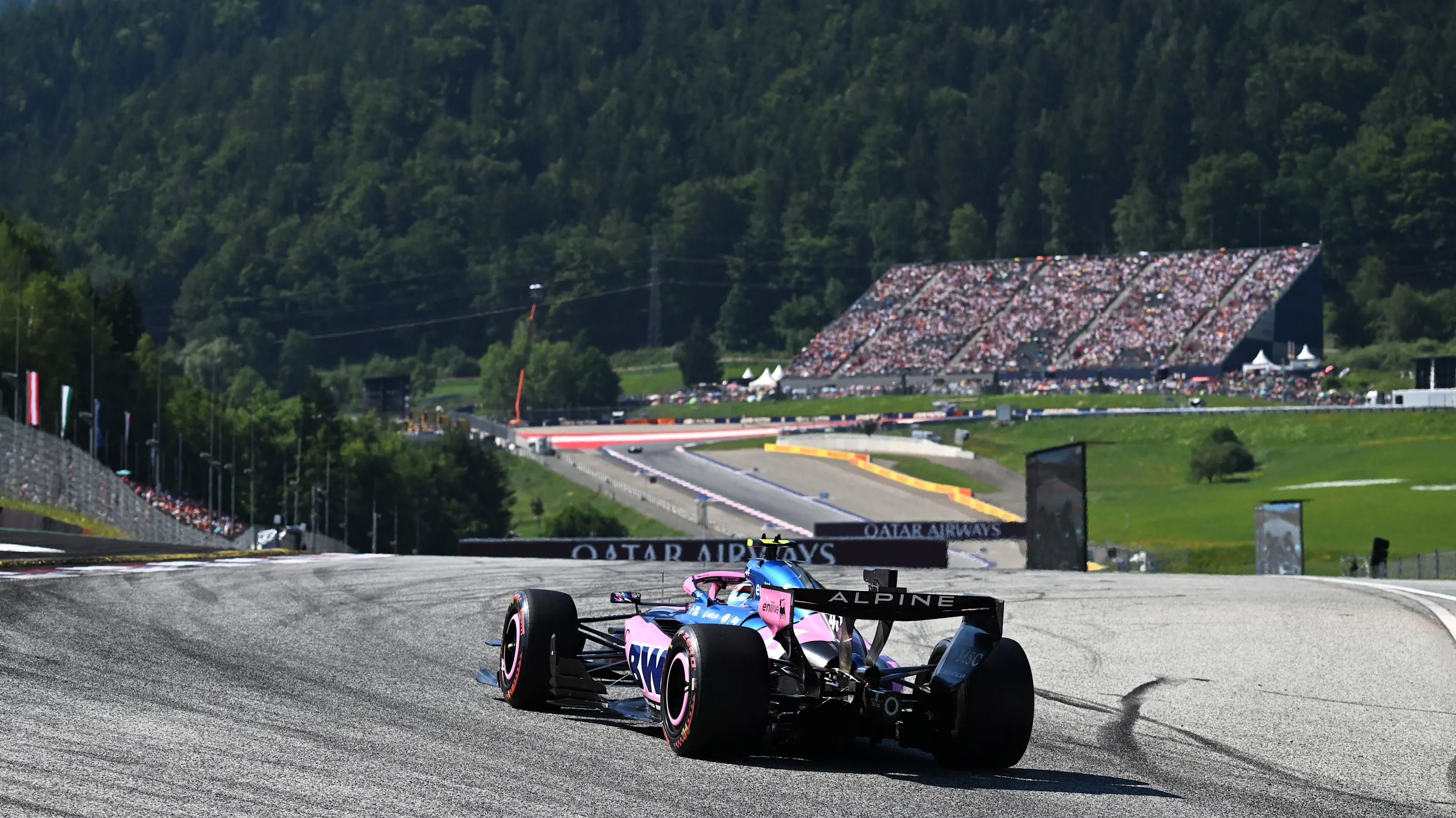 SPIELBERG, AUSTRIA - JUNE 27: Franco Colapinto of Argentina driving the (43) Alpine F1 A526