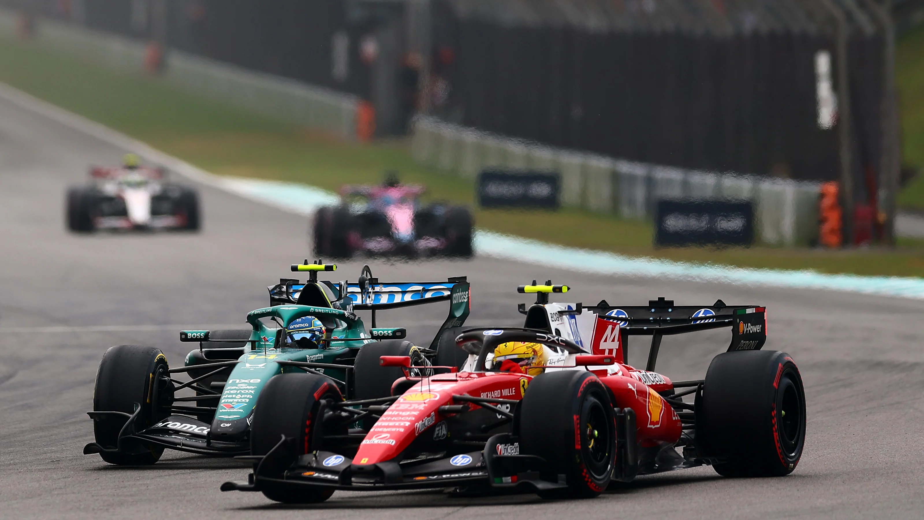 KUALA LUMPUR, MALAYSIA - OCTOBER 04: Lewis Hamilton of Great Britain driving the (44) Scuderia