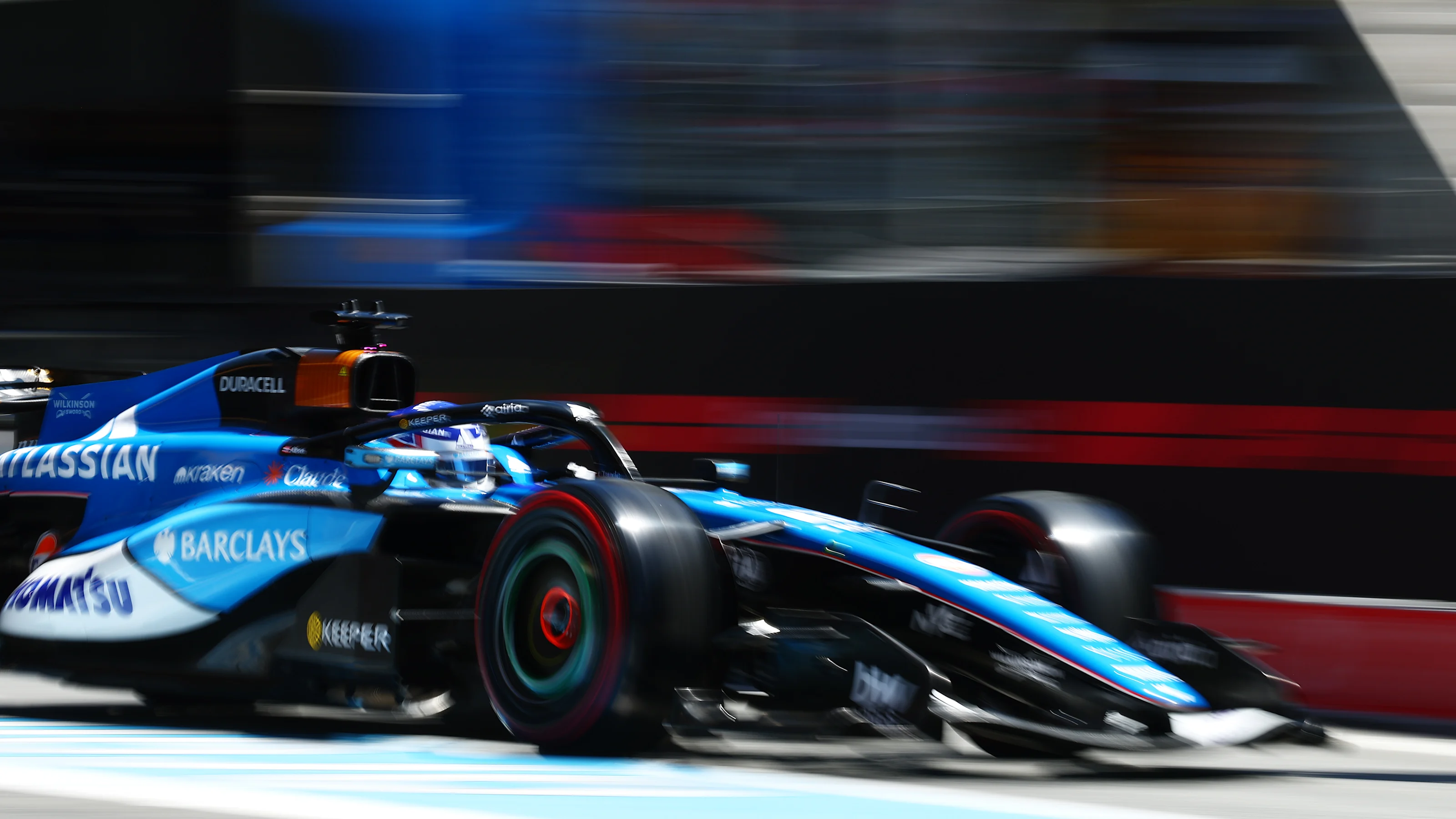 BARCELONA, SPAIN - JUNE 13: Alexander Albon of Thailand driving the (23) Williams FW48 Mercedes in