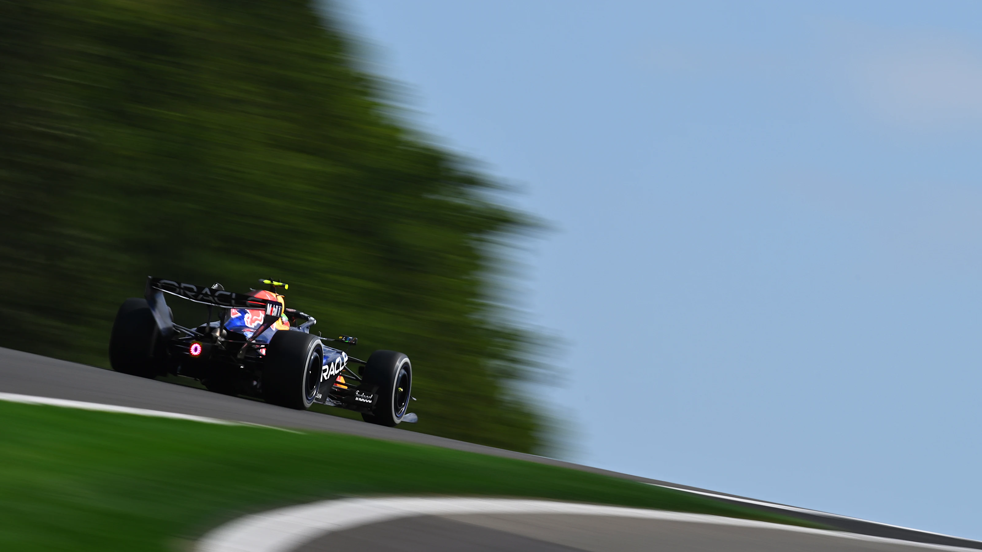 SPA, BELGIUM - JULY 19: Isack Hadjar of France driving the (6) Oracle Red Bull Racing RB22 Red Bull