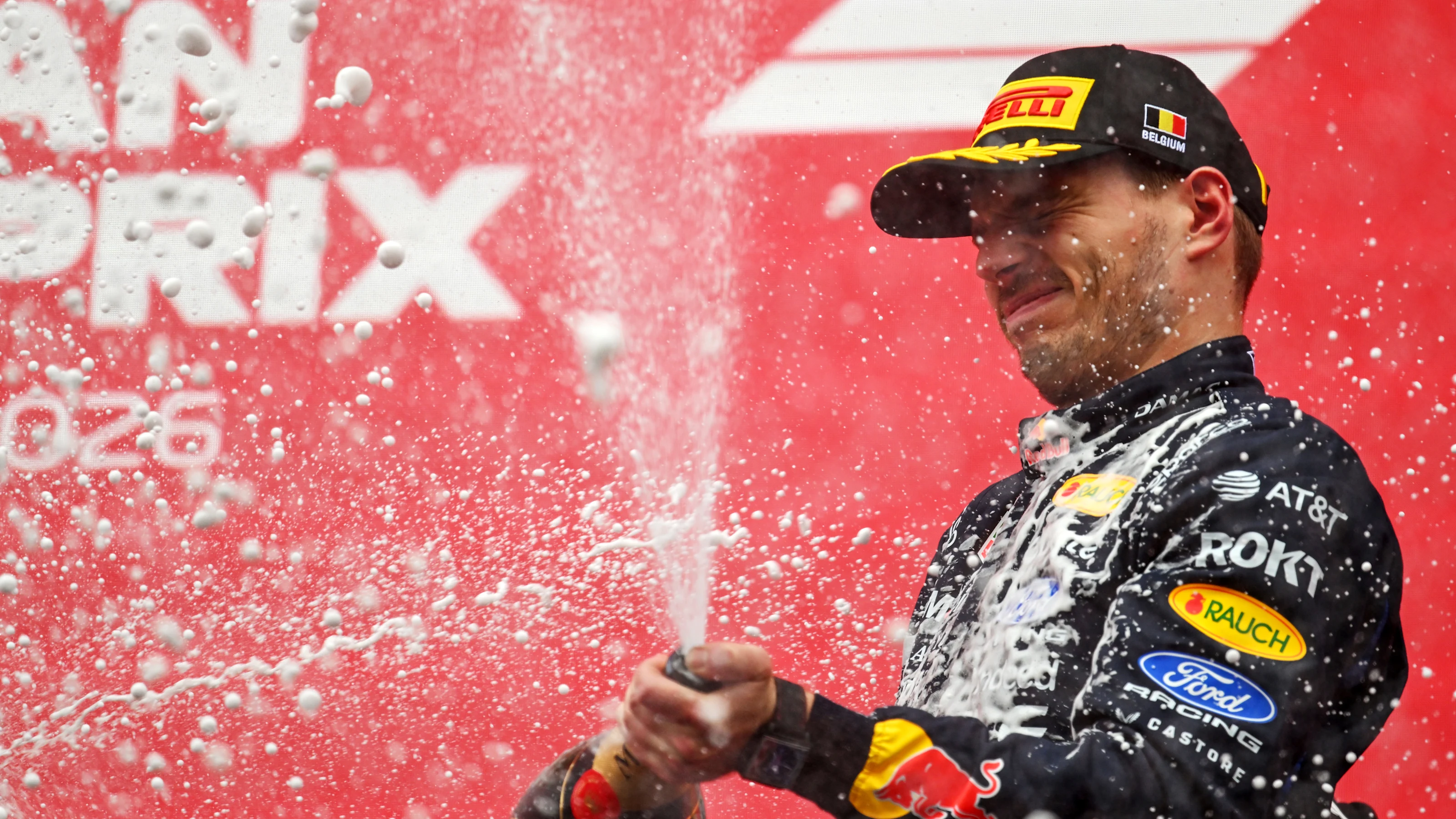 SPA, BELGIUM - JULY 19: Third placed Max Verstappen of the Netherlands and Oracle Red Bull Racing