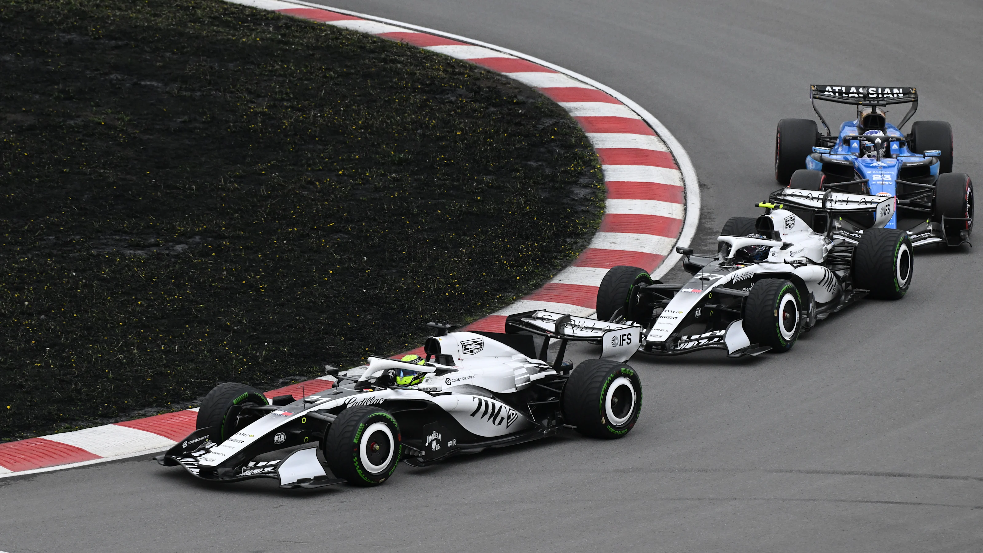MONTREAL, QUEBEC - MAY 24: Sergio Perez of Mexico driving the (11) Cadillac F1 Team MAC-26 Ferrari