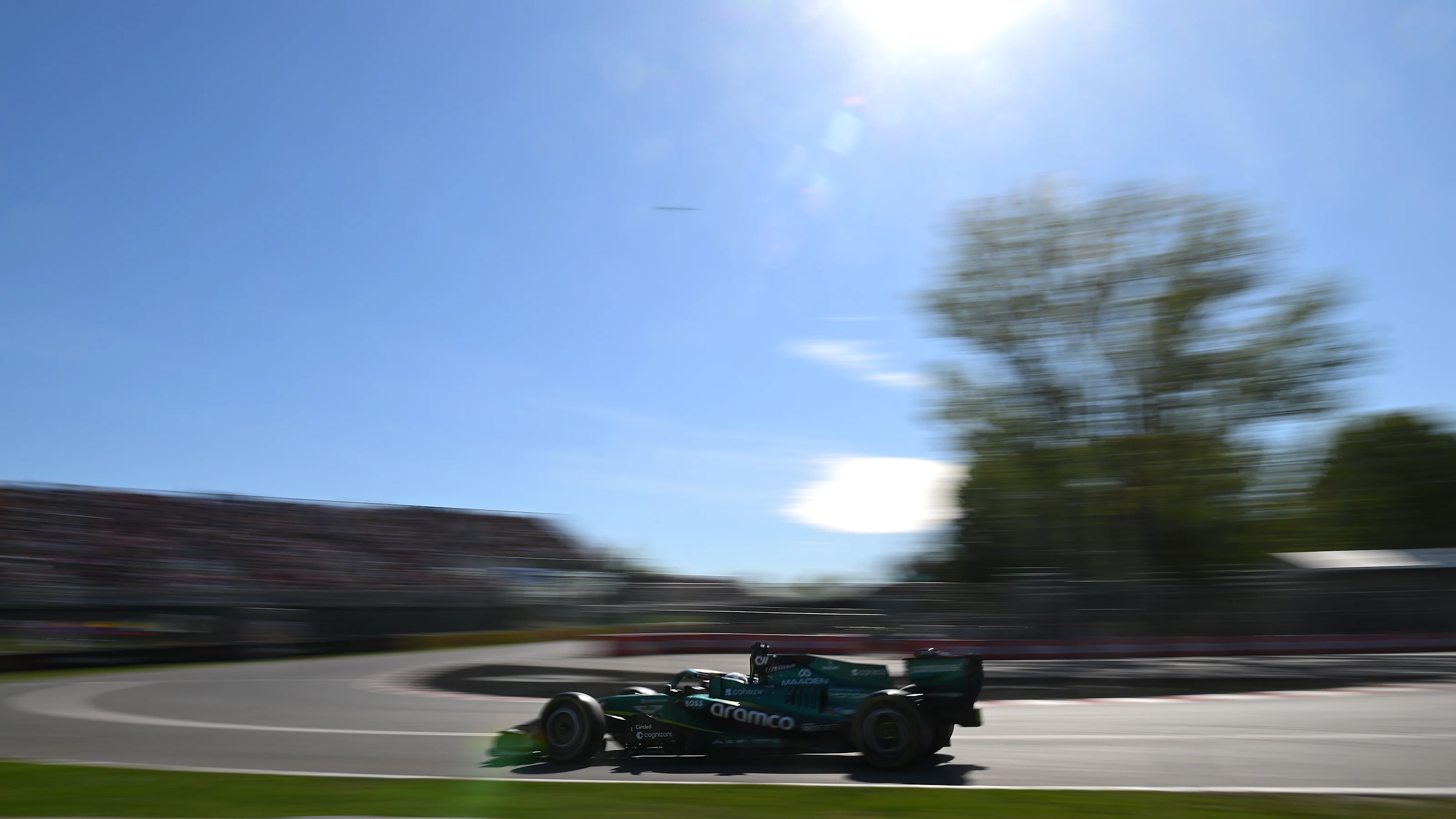 MONTREAL, QUEBEC - MAY 22: Lance Stroll of Canada driving the (18) Aston Martin F1 Team AMR26 Honda