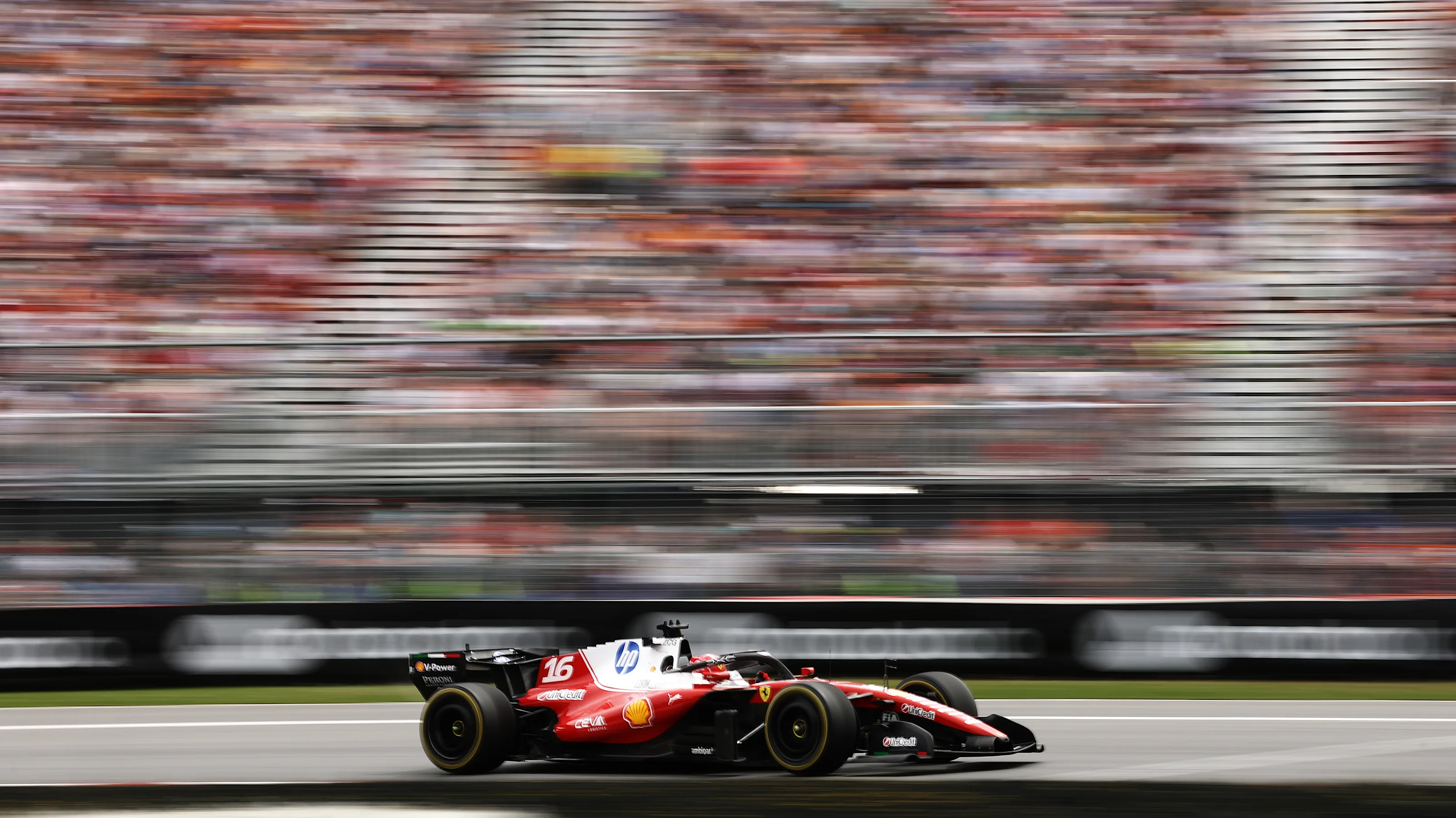 MONTREAL, QUEBEC - MAY 23: Charles Leclerc of Monaco driving the (16) Scuderia Ferrari SF-26 on