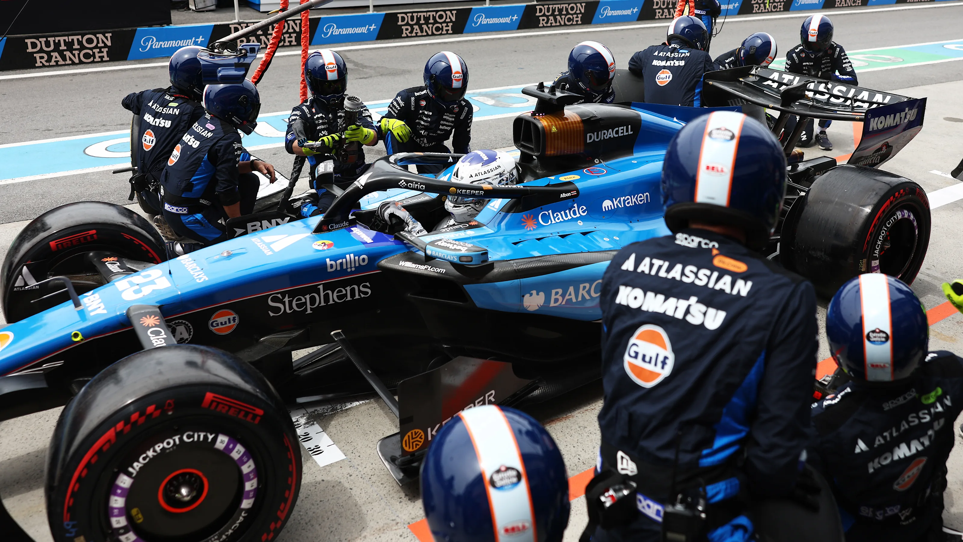 MONTREAL, QUEBEC - MAY 23: Alexander Albon of Thailand driving the (23) Williams FW48 Mercedes
