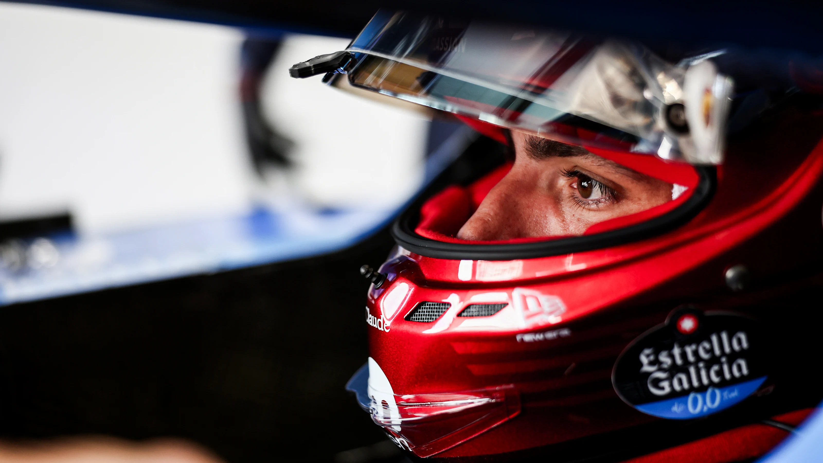 NORTHAMPTON, ENGLAND - JULY 04: Carlos Sainz of Spain and Williams prepares to drive during the