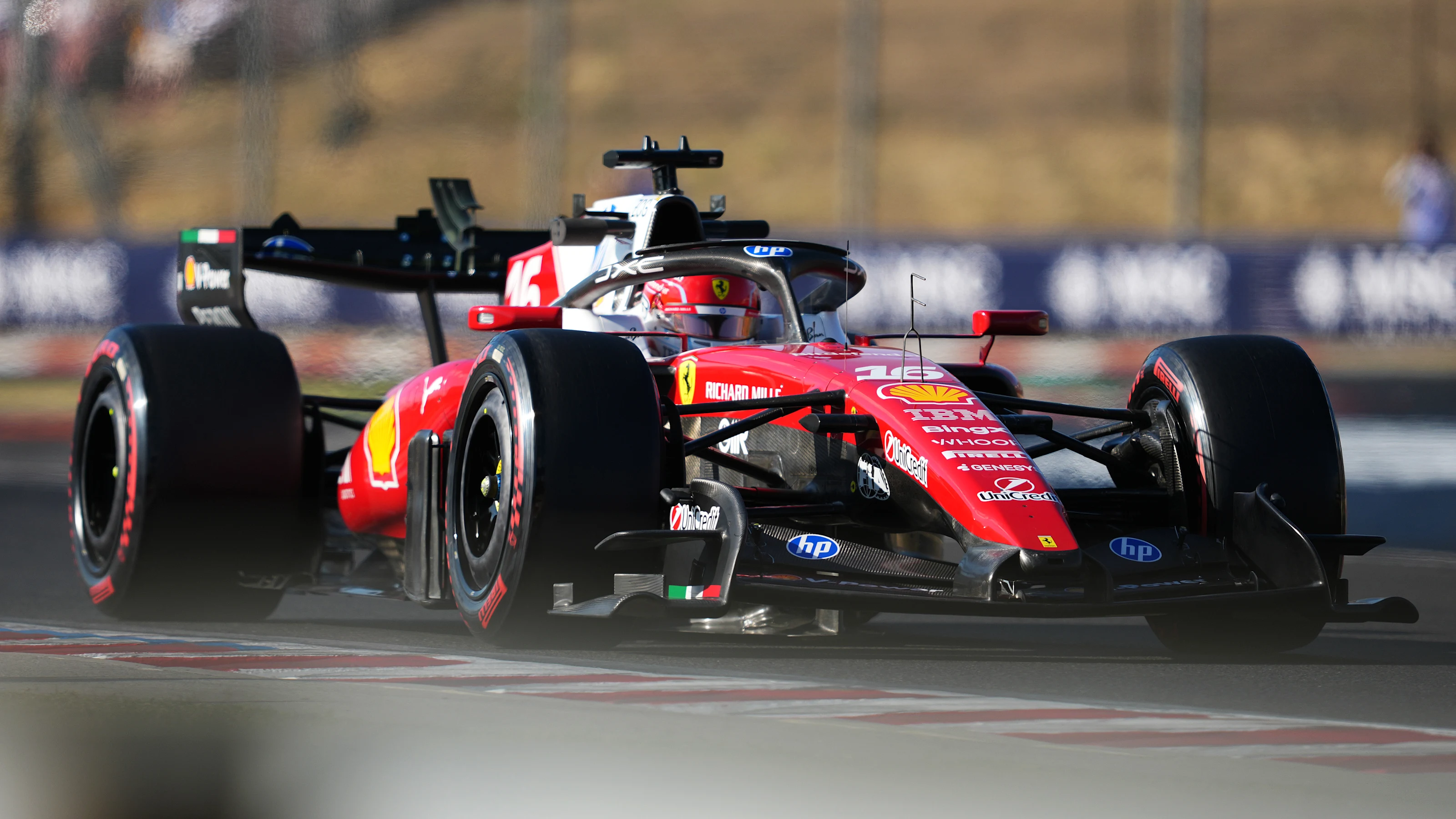 BUDAPEST, HUNGARY - JULY 24: Charles Leclerc of Monaco driving the (16) Scuderia Ferrari SF-26 on