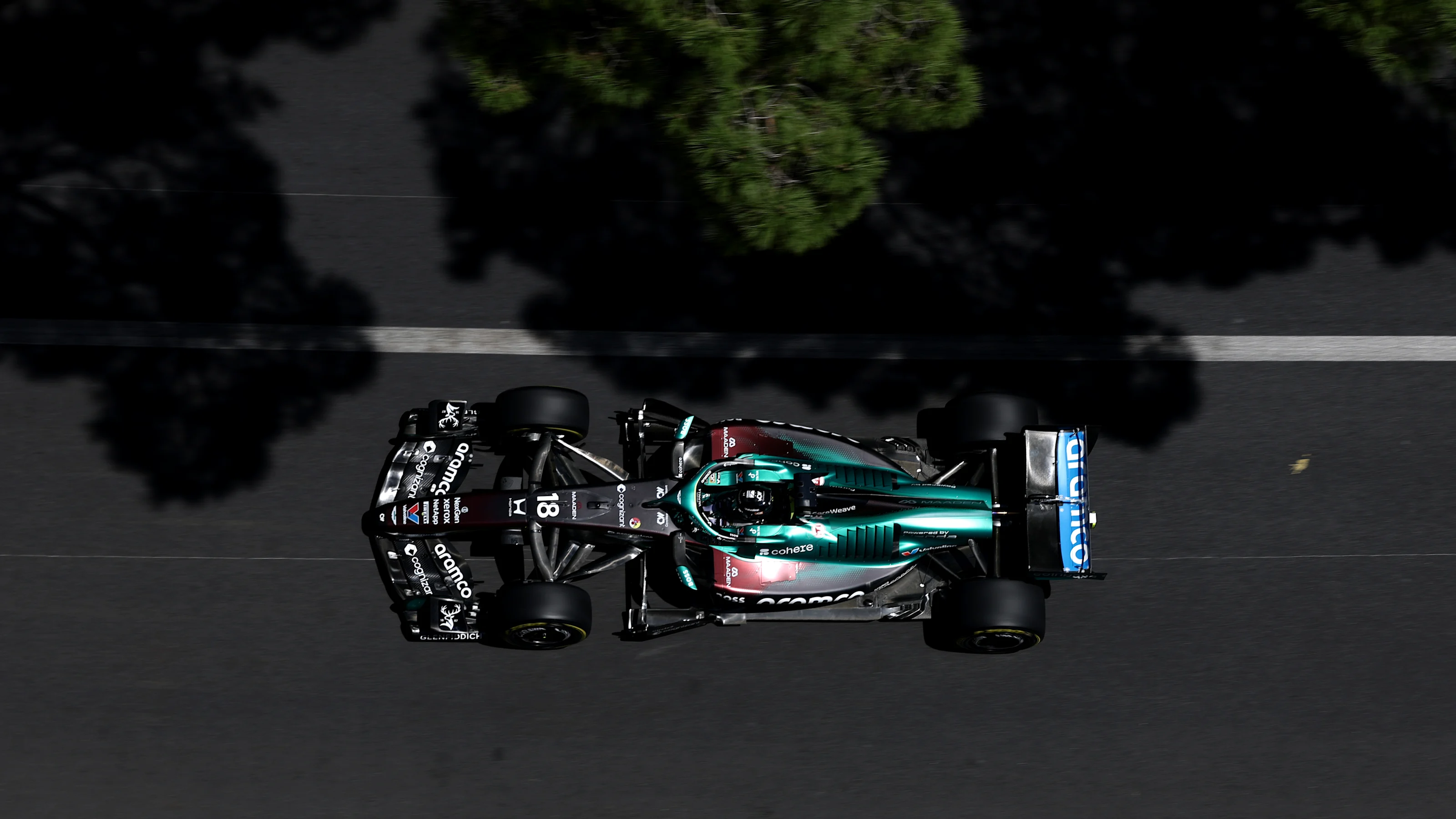 MONTE-CARLO, MONACO - JUNE 05: Lance Stroll of Canada driving the (18) Aston Martin F1 Team AMR26