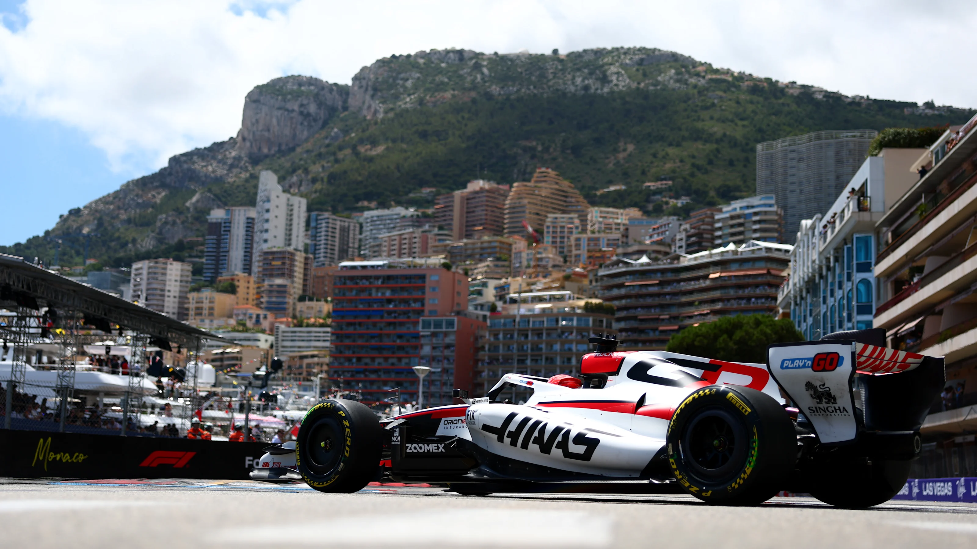 MONTE-CARLO, MONACO - JUNE 05: Esteban Ocon of France driving the (31) Haas F1 VF-26 Ferrari on