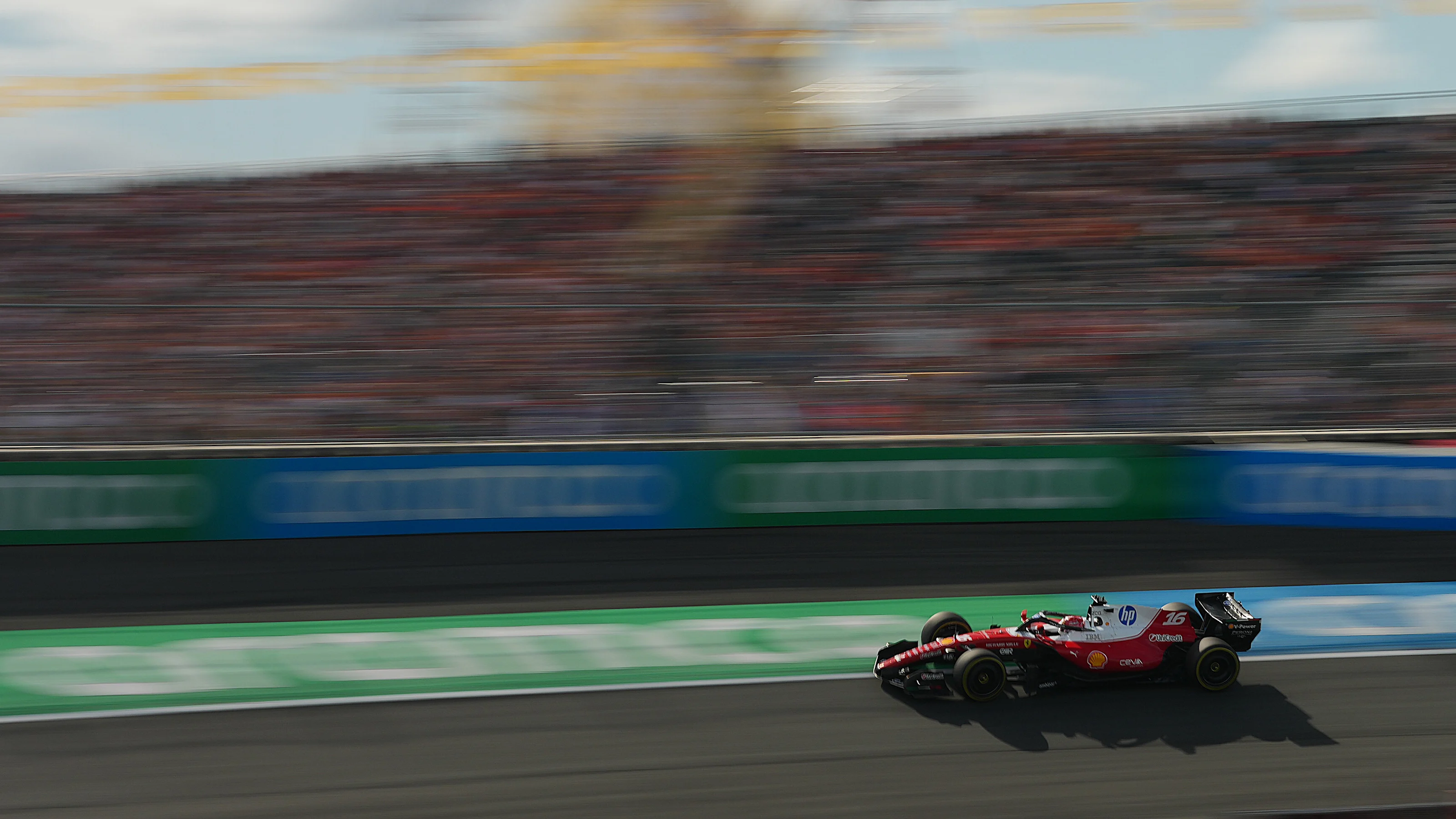 ZANDVOORT, NETHERLANDS - AUGUST 21: Charles Leclerc of Monaco driving the (16) Scuderia Ferrari
