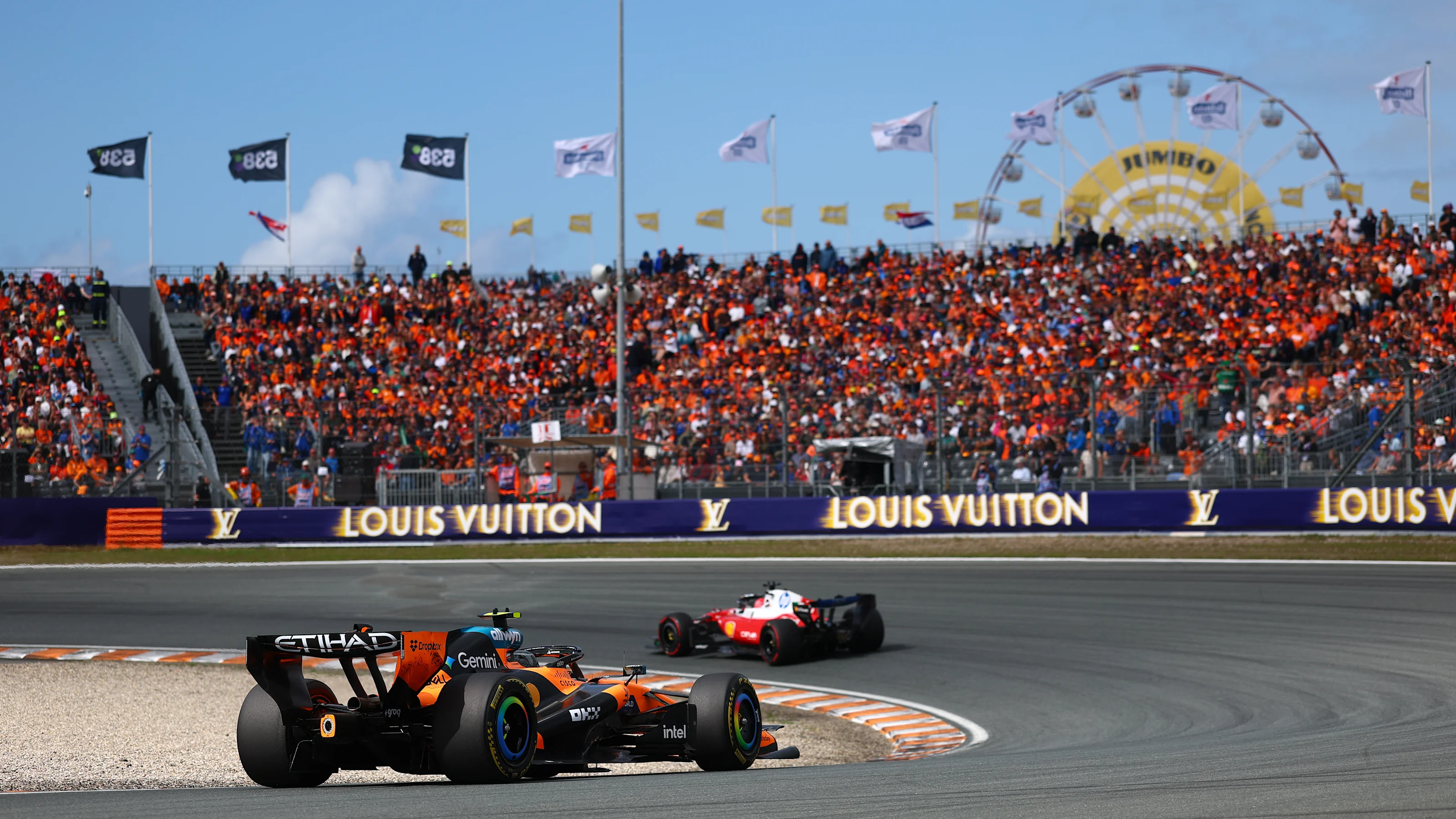 ZANDVOORT, NETHERLANDS - AUGUST 22: Charles Leclerc of Monaco driving the (16) Scuderia Ferrari