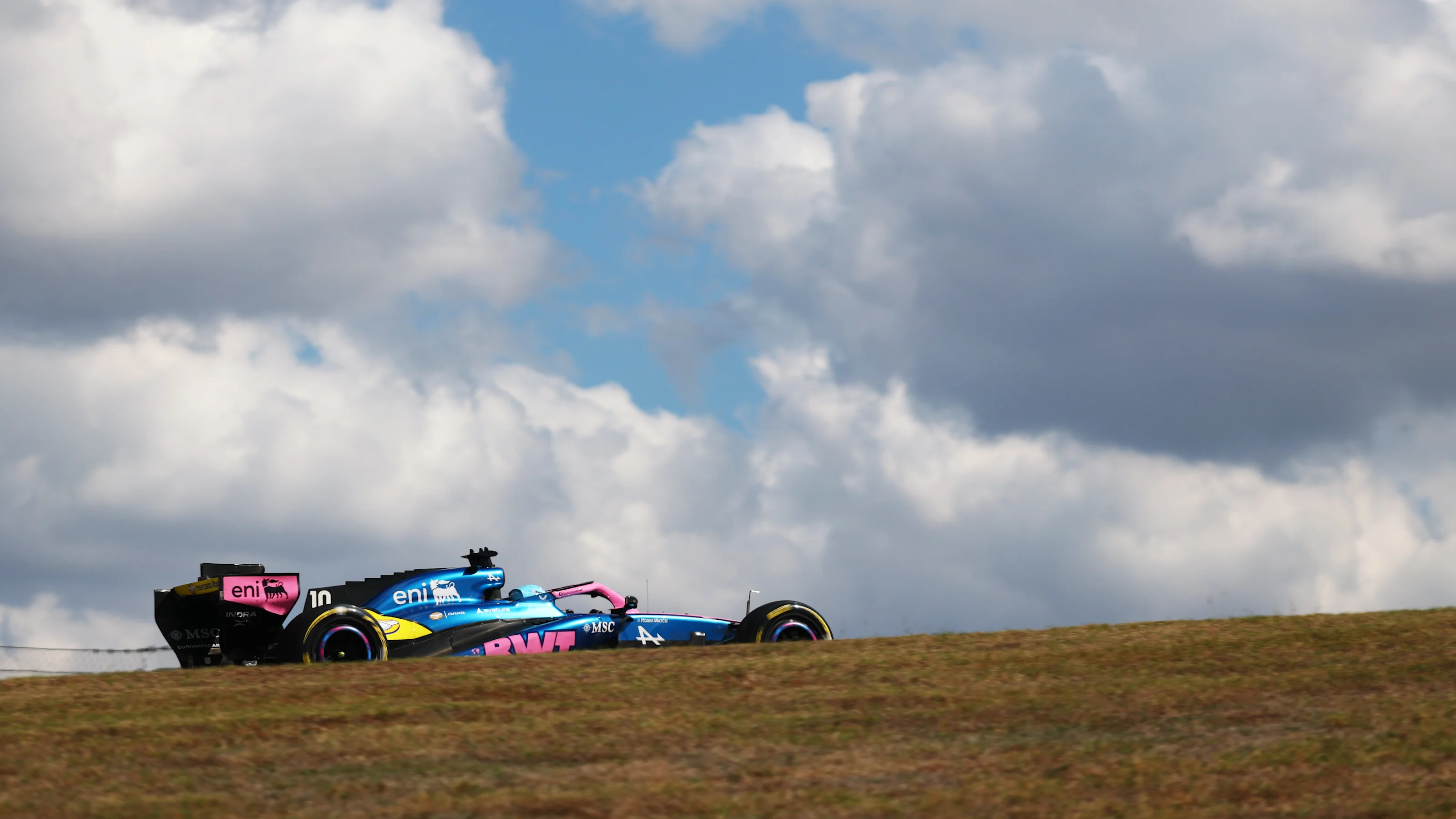 AUSTIN, TEXAS - OCTOBER 24: Pierre Gasly of France driving the (10) Alpine F1 A526 Mercedes on