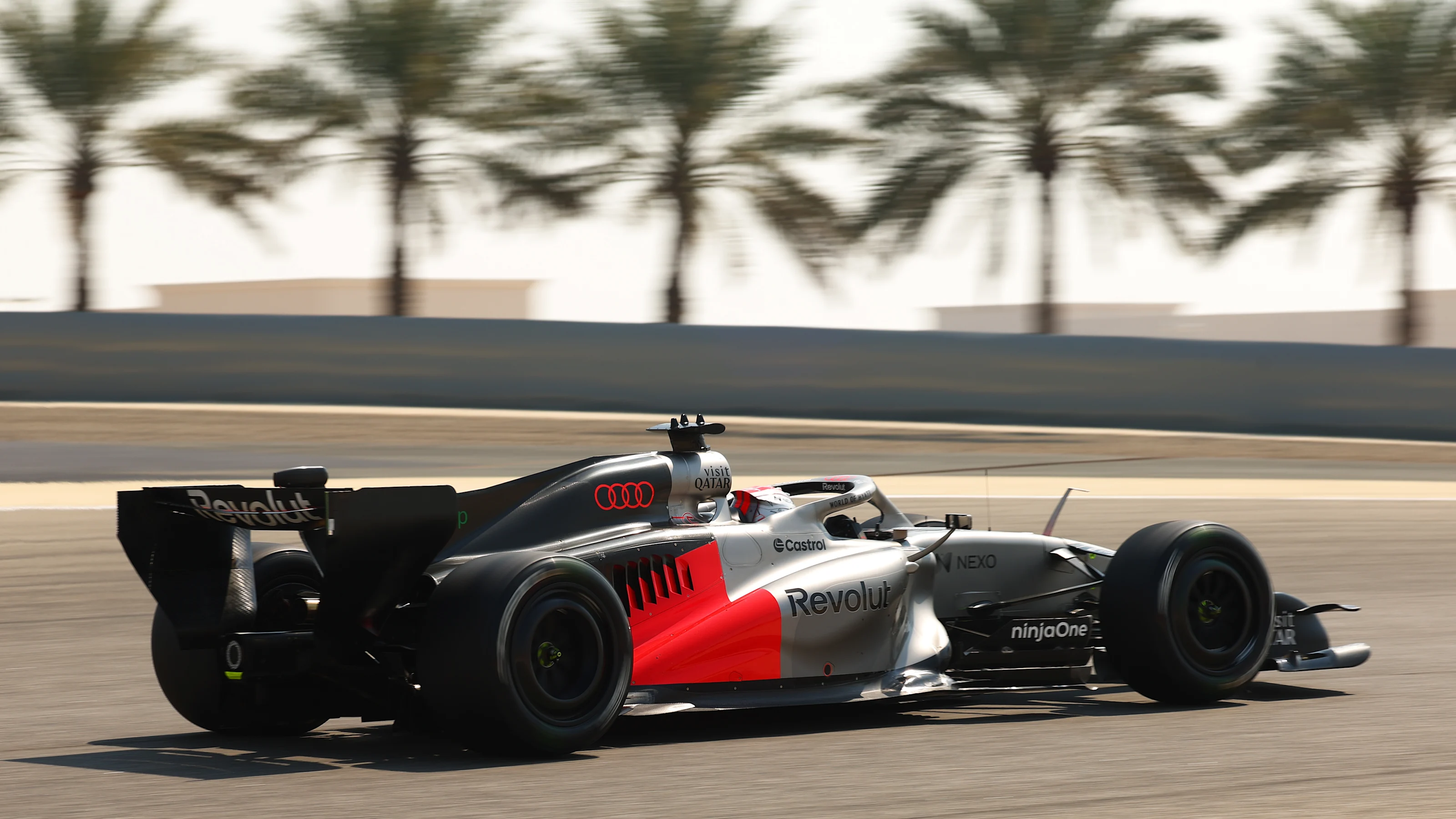 BAHRAIN, BAHRAIN - FEBRUARY 20: Nico Hulkenberg of Germany driving the (27) Audi F1 Team R26 on