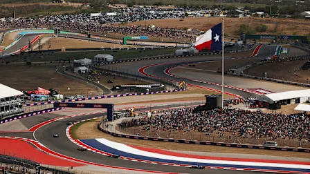 AUSTIN, TEXAS - OCTOBER 18: Max Verstappen of the Netherlands driving the (1) Oracle Red Bull