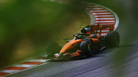 BUDAPEST, HUNGARY - JULY 25: Lando Norris of Great Britain driving the (1) McLaren MCL40 Mercedes