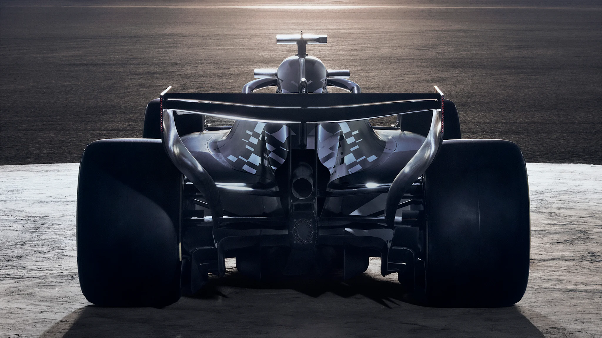 Cadillac F1 team's black and white livery on their 2026 car