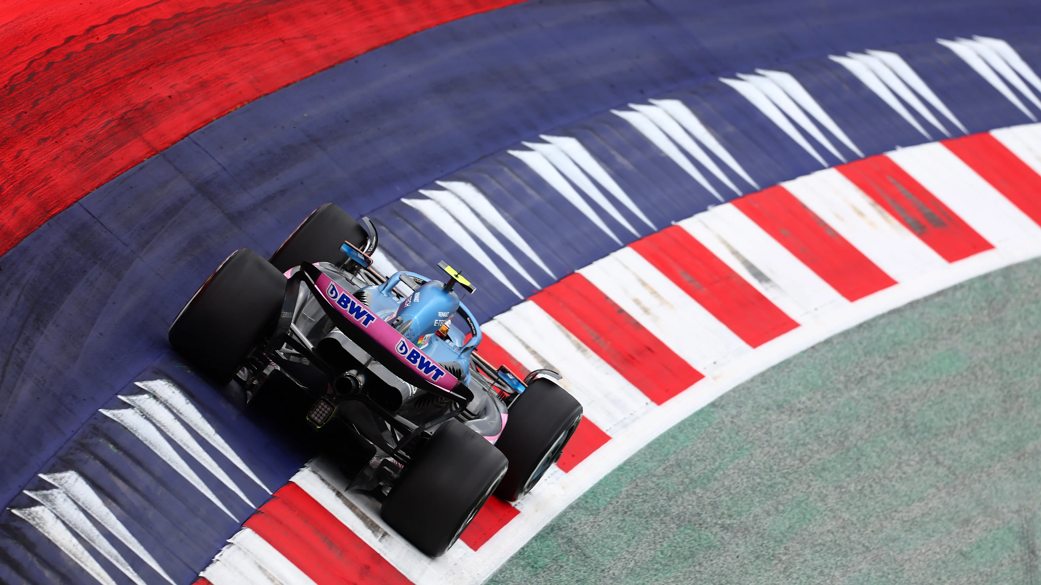 SPIELBERG, AUSTRIA - JULY 02: Esteban Ocon of France driving the (31) Alpine F1 A523 Renault on