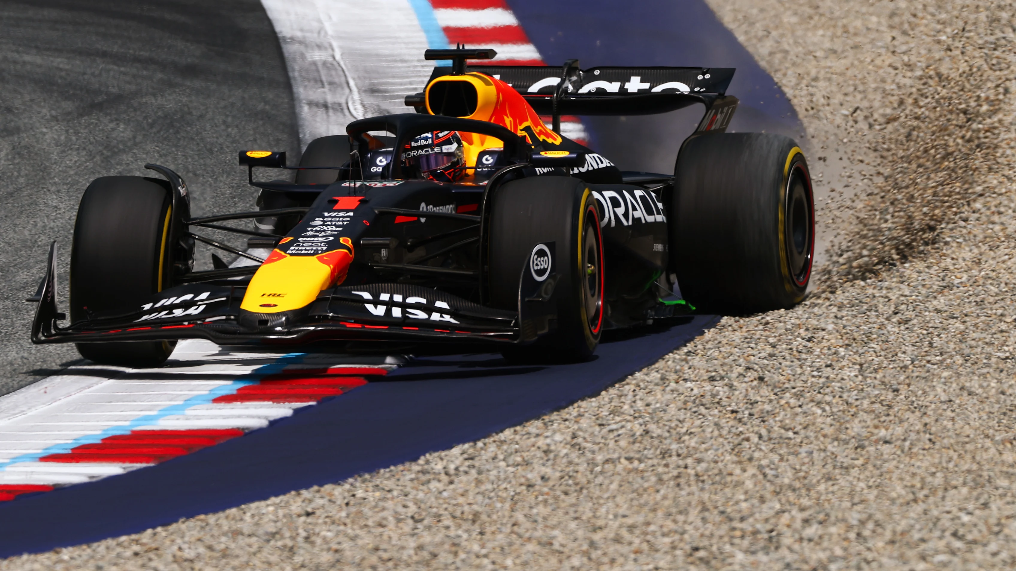 SPIELBERG, AUSTRIA - JUNE 27: Max Verstappen of the Netherlands driving the (1) Oracle Red Bull
