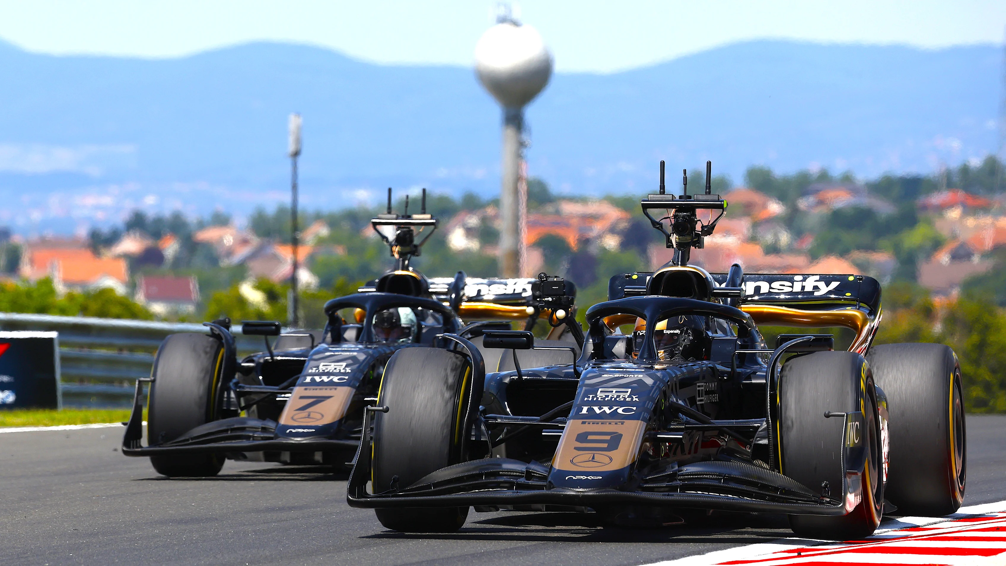 HUNGARORING, HUNGARY - JULY 22: APXGP during the Hungarian GP at Hungaroring on Saturday July 22, 2023 in Budapest, Hungary. (Photo by Glenn Dunbar/LAT Images)