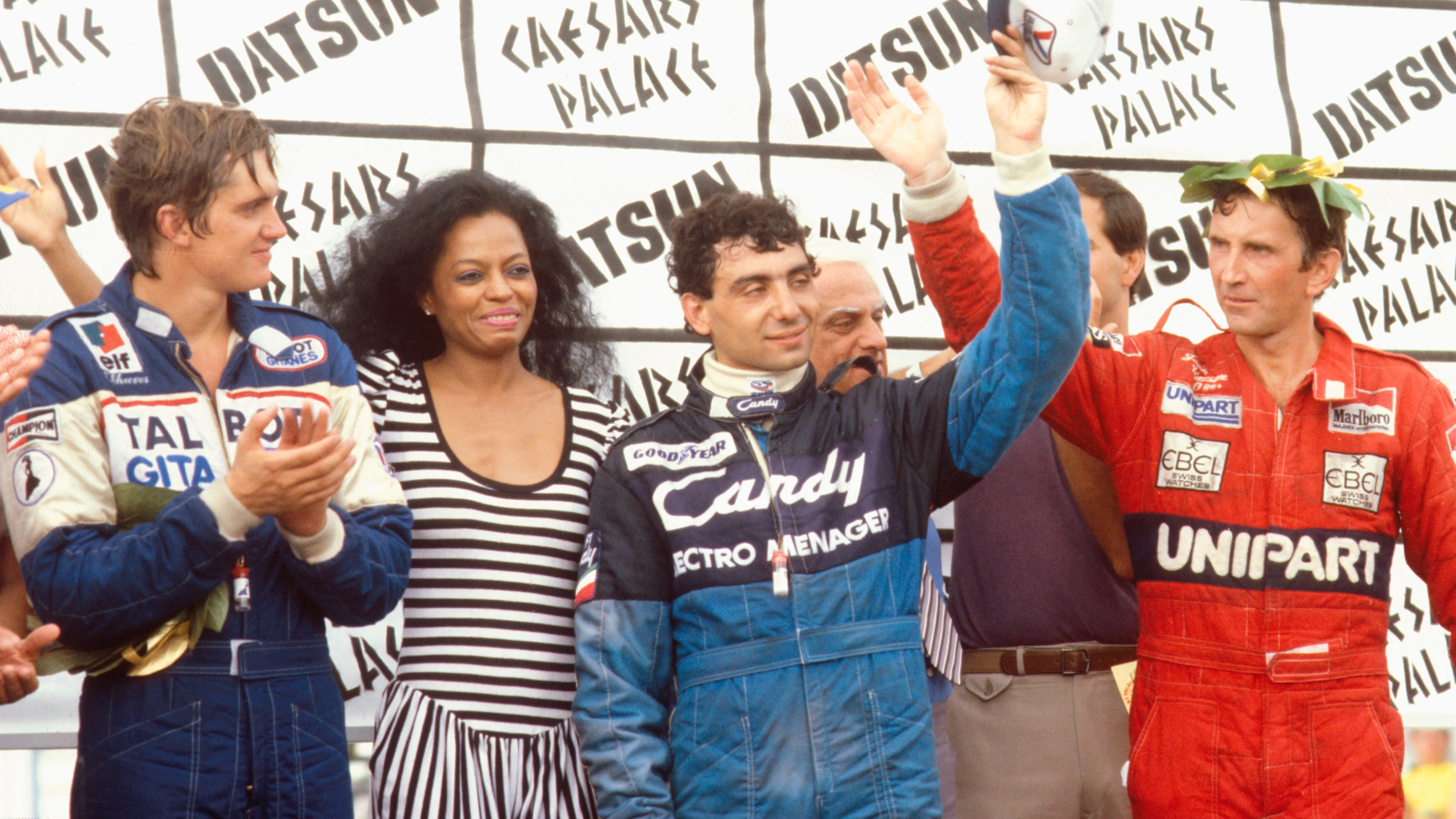 Las Vegas, Nevada, USA. 23-25 September 1982. Michele Alboreto (Tyrrell Ford) 1st position, John