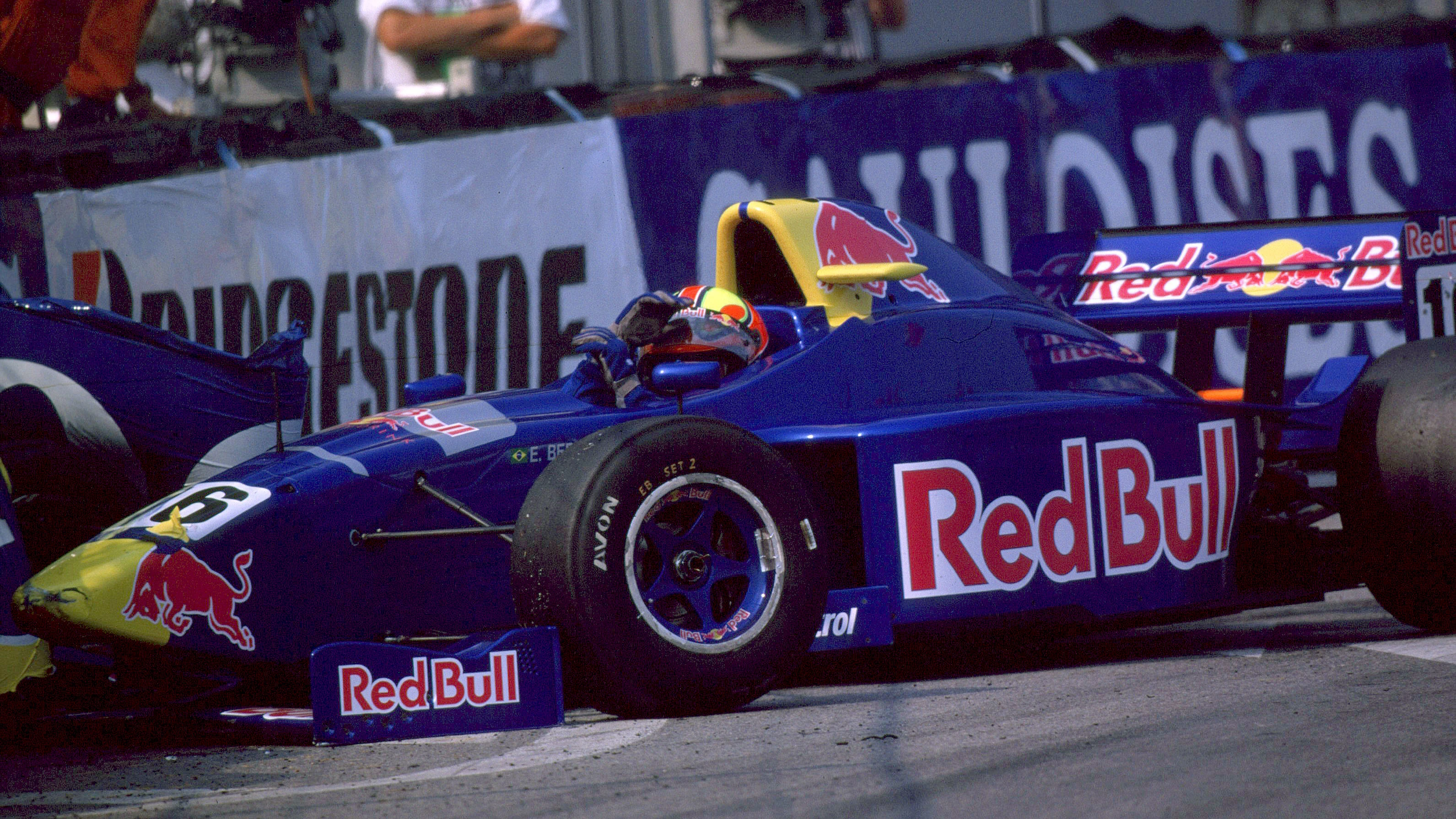 2000 Monaco International F3000. Monte Carlo. 2-3 June 2000. Enrique Bernoldi crashes into the