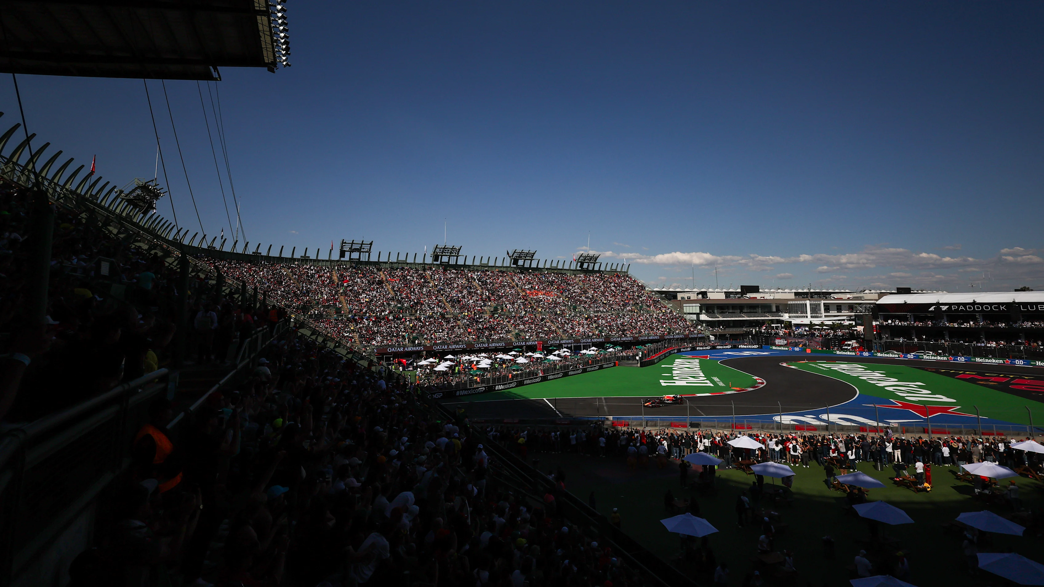 MEXICO CITY, MEXICO - OCTOBER 28: Sergio Perez of Mexico driving the (11) Oracle Red Bull Racing