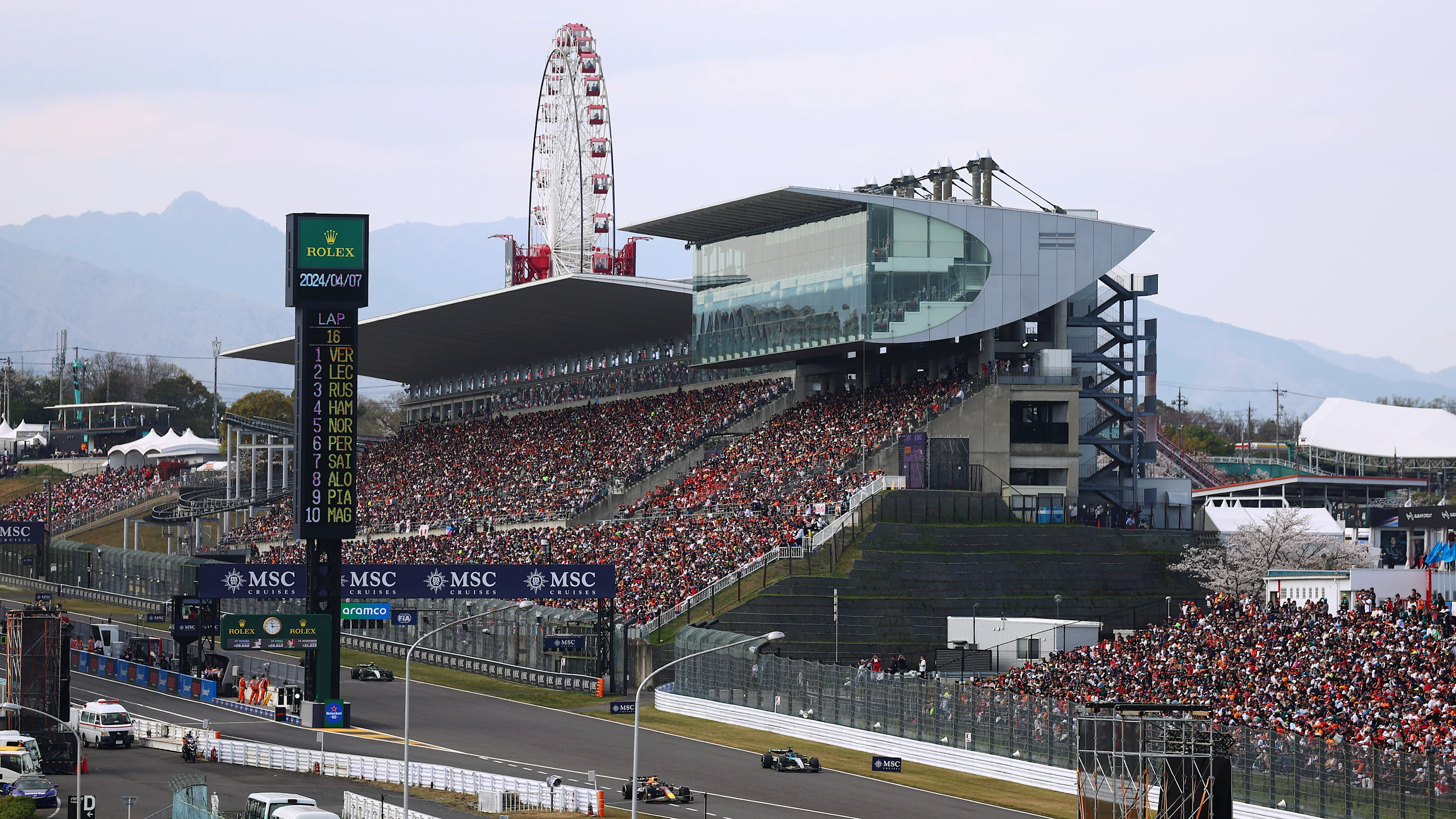 SUZUKA, JAPAN - APRIL 07: Max Verstappen of the Netherlands driving the (1) Oracle Red Bull Racing