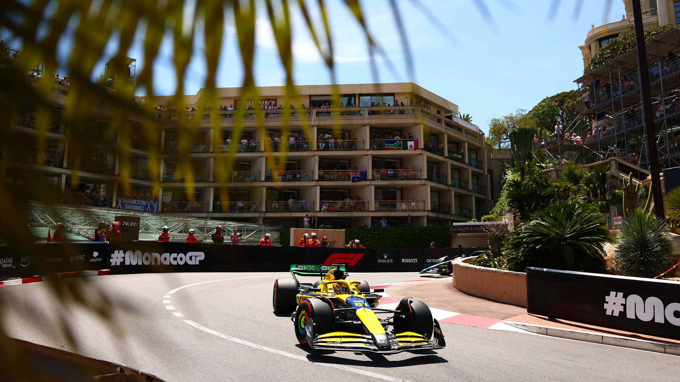 MONTE-CARLO, MONACO - MAY 25: Oscar Piastri of Australia driving the (81) McLaren MCL38 Mercedes on