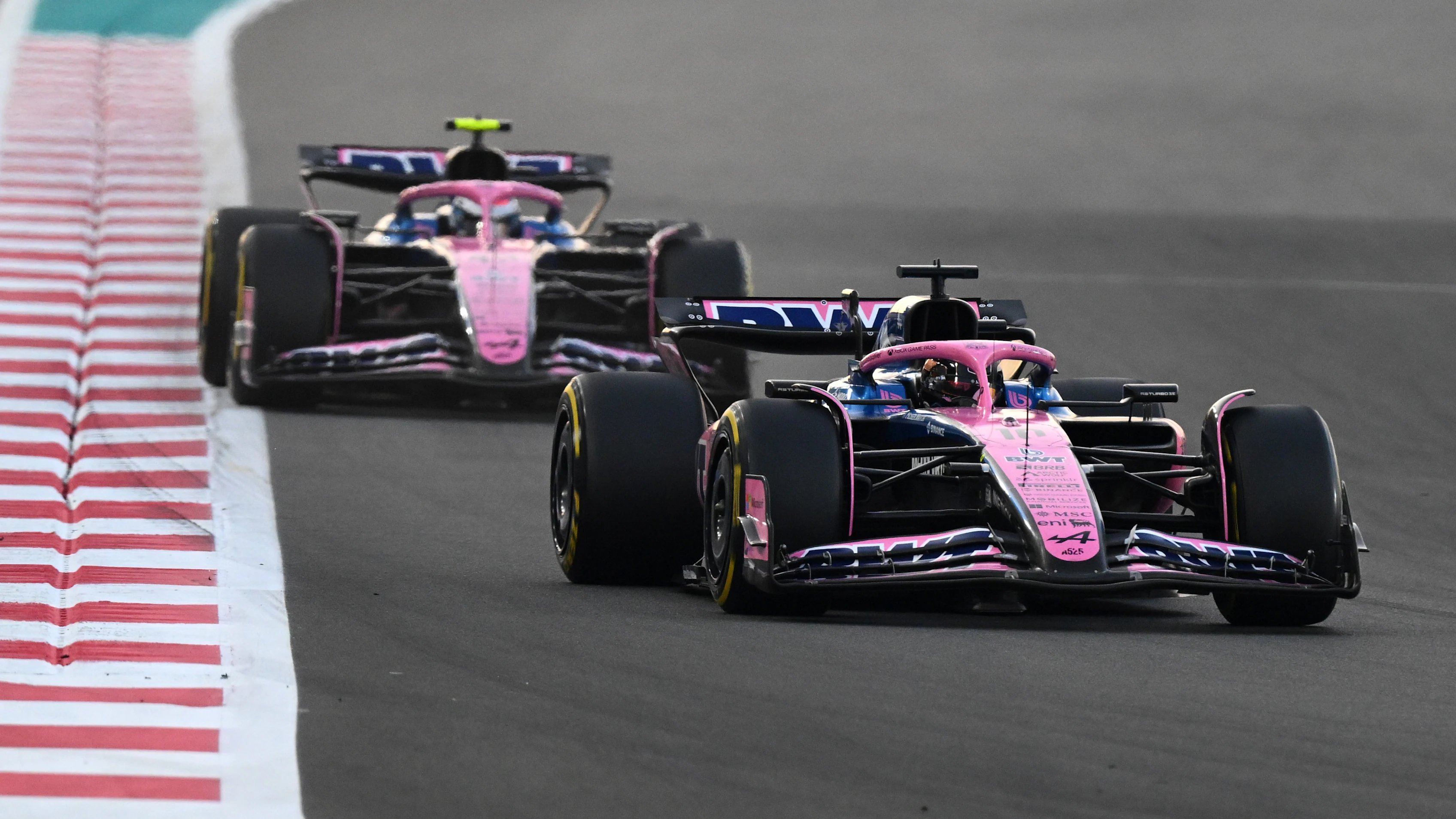 ABU DHABI, UNITED ARAB EMIRATES - DECEMBER 07: Pierre Gasly of France driving the (10) Alpine F1