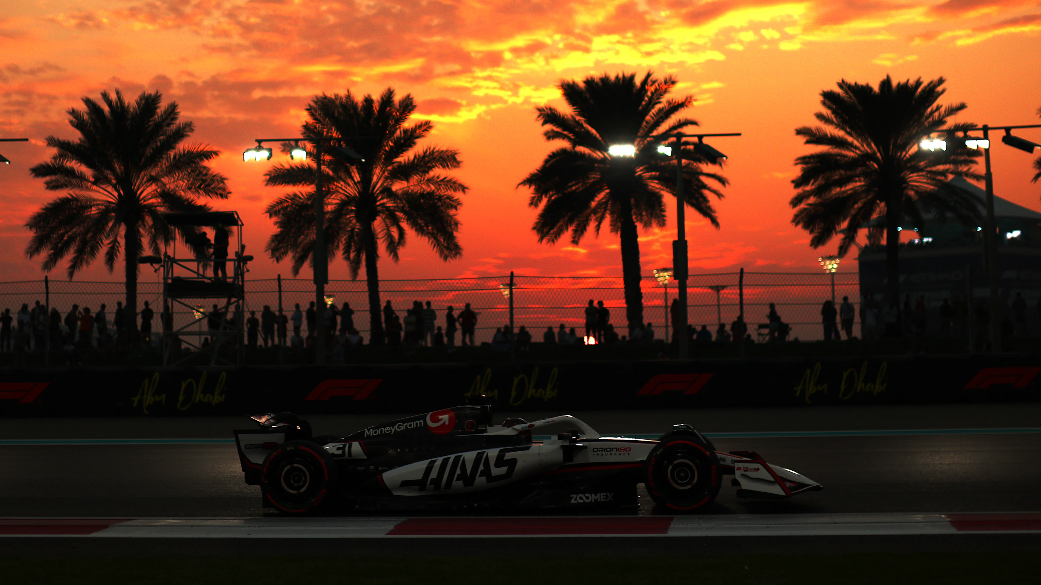 ABU DHABI, UNITED ARAB EMIRATES - DECEMBER 05: Esteban Ocon of France driving the (31) Haas F1