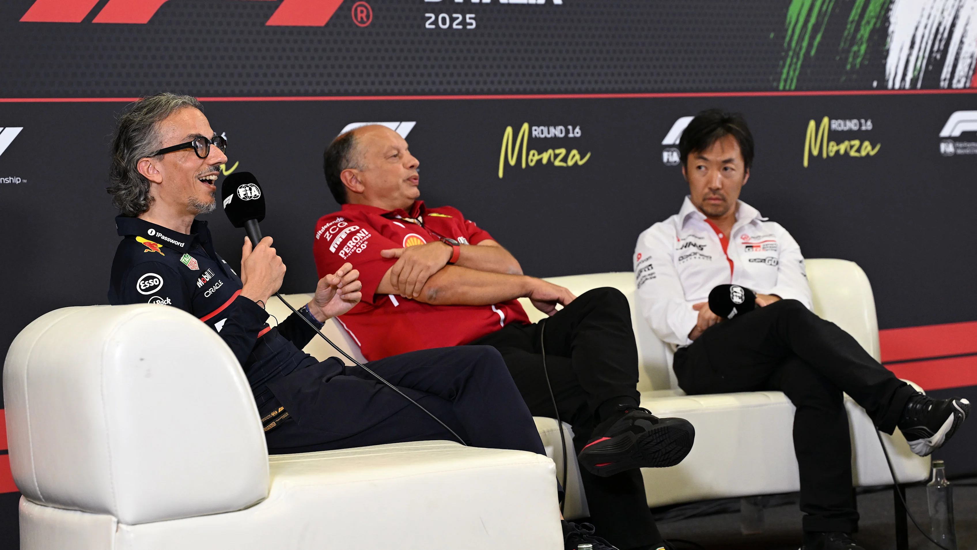 MONZA, ITALY - SEPTEMBER 05: Laurent Mekies, Team Principal of Oracle Red Bull Racing Frederic