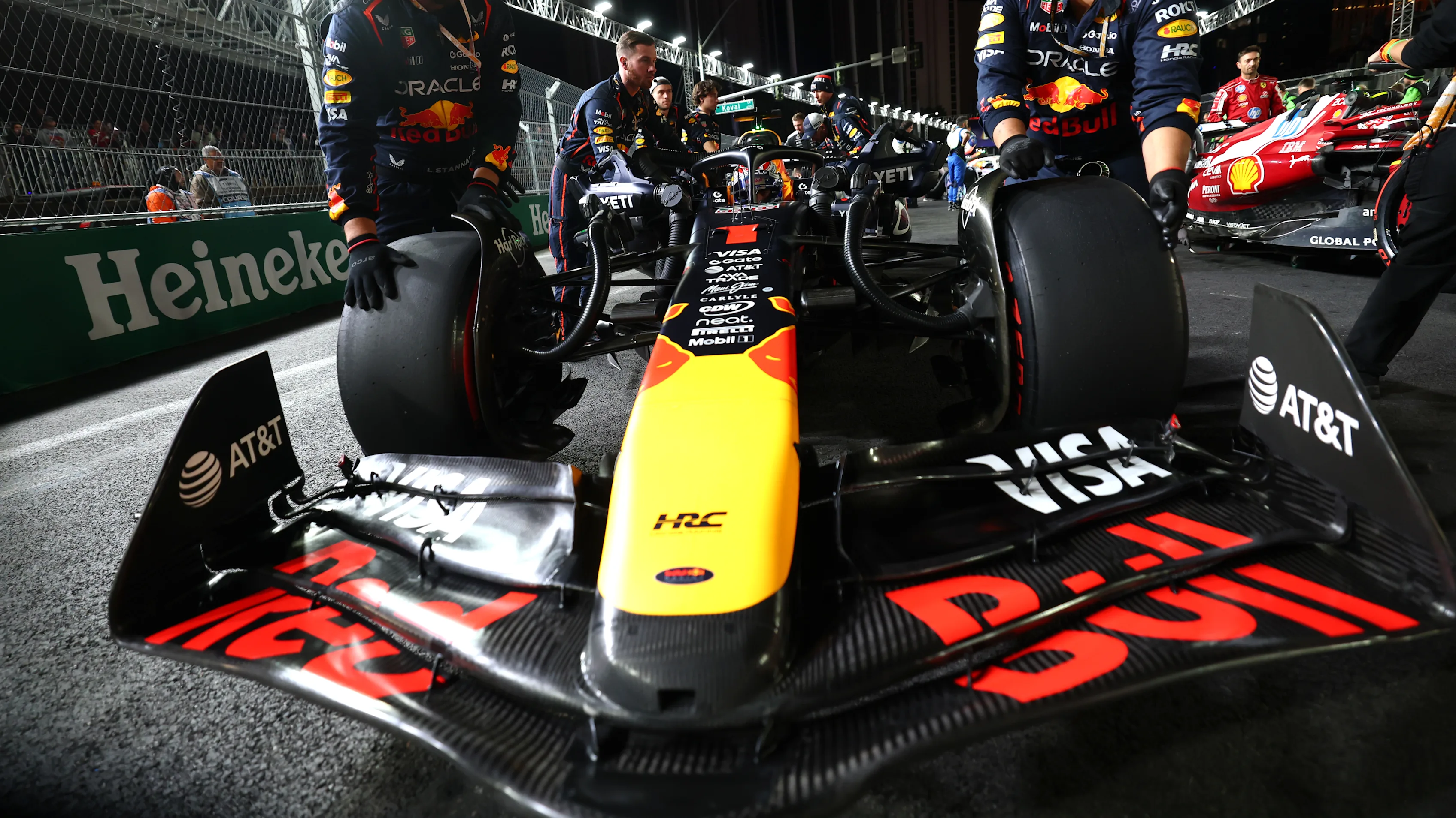 LAS VEGAS, NEVADA - NOVEMBER 22: Max Verstappen of the Netherlands and Oracle Red Bull Racing