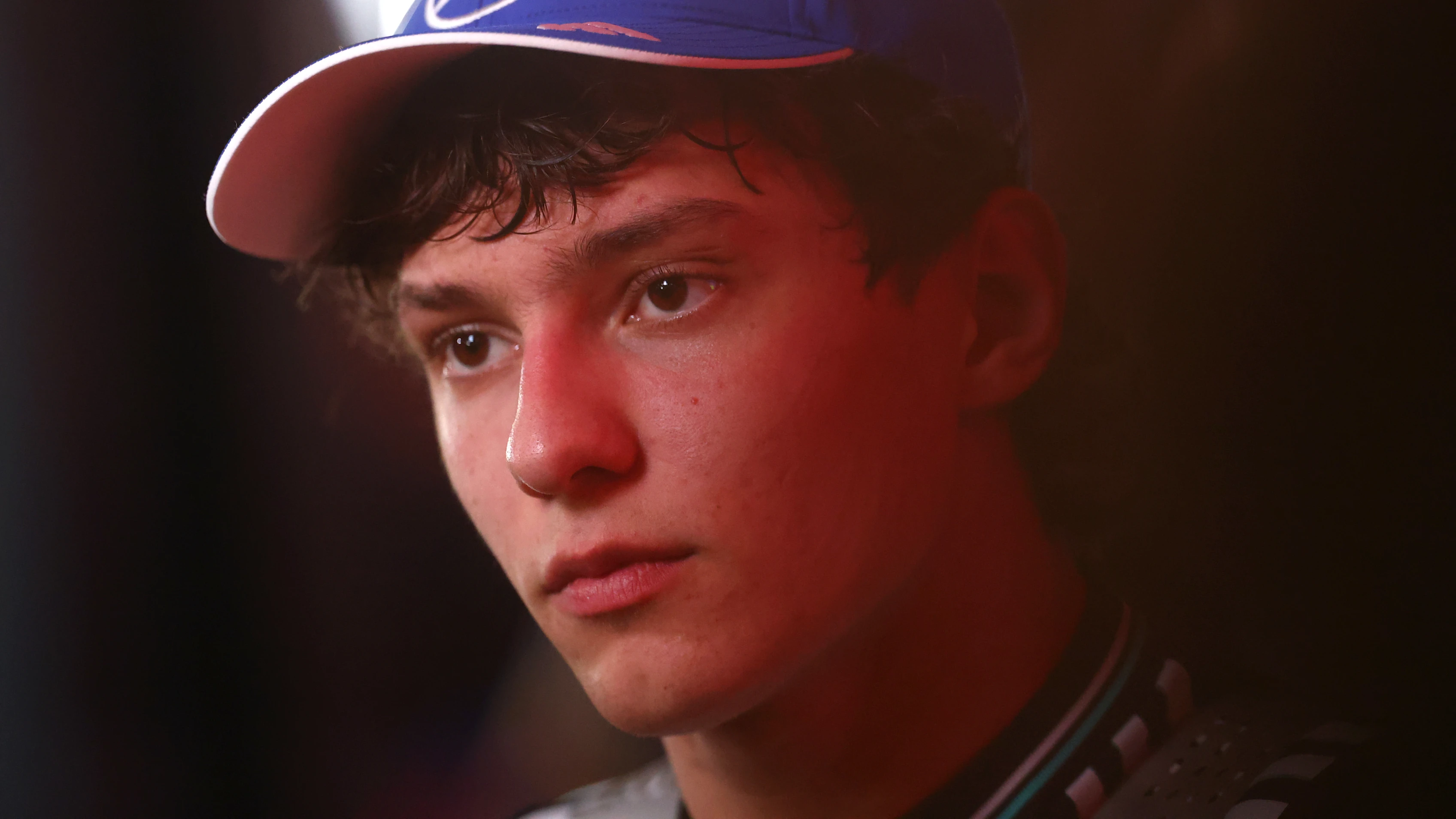 LUSAIL CITY, QATAR - NOVEMBER 29: Sixth placed Andrea Kimi Antonelli of Italy and Mercedes AMG