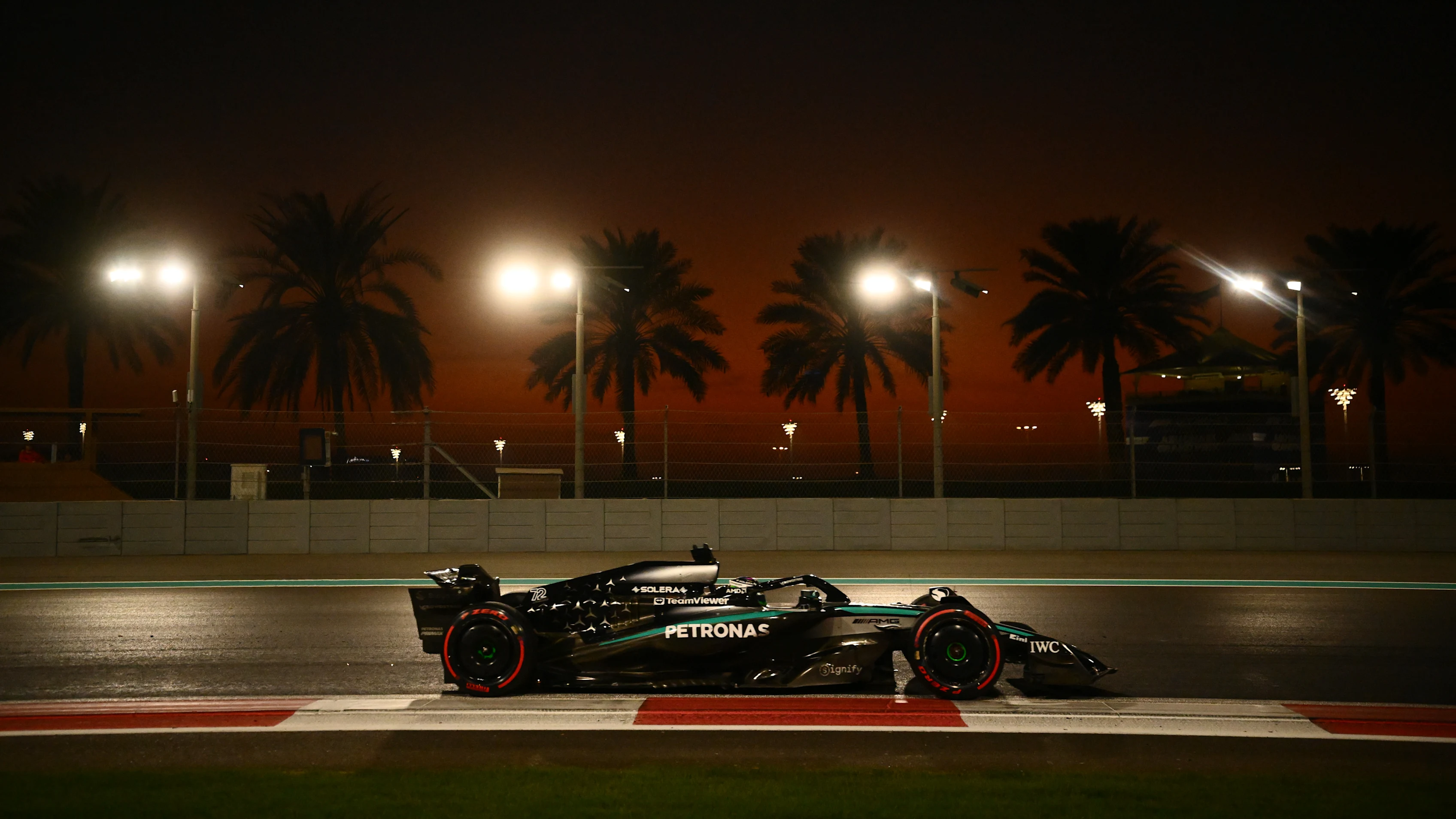 ABU DHABI, UNITED ARAB EMIRATES - DECEMBER 09: Frederik Vesti of Denmark driving the (72) Mercedes