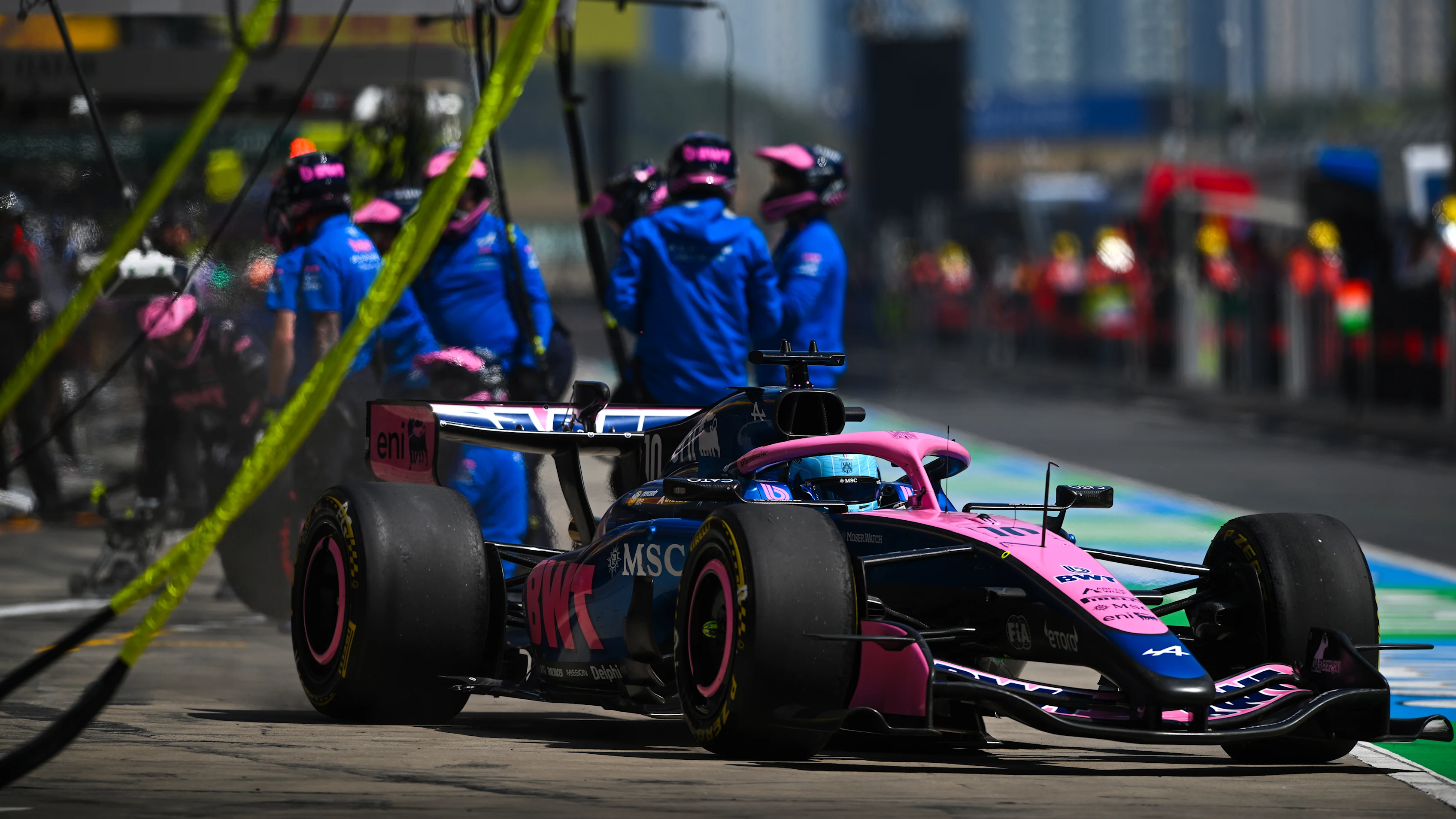 SHANGHAI, CHINA - MARCH 13: Pierre Gasly of France driving the (10) Alpine F1 A526 Mercedes in the Pitlane during practice ahead of the F1 Grand Prix of China at Shanghai International Circuit on March 13, 2026 in Shanghai, China. (Photo by Rudy Carezzevoli/Getty Images)