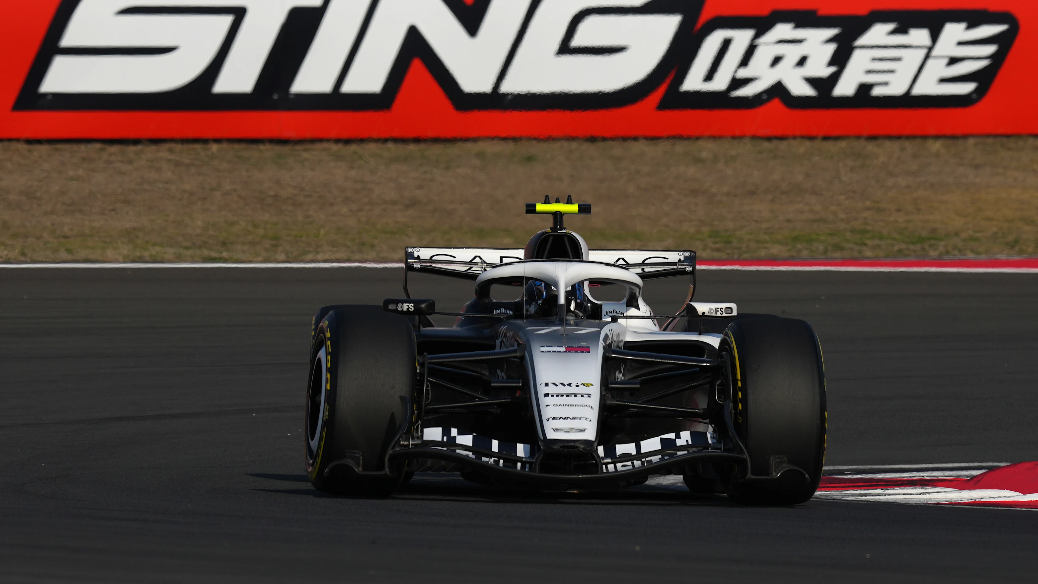SHANGHAI, CHINA - MARCH 13: Valtteri Bottas of Finland driving the (77) Cadillac F1 Team MAC-26 Ferrari on track during Sprint qualifying ahead of the F1 Grand Prix of China at Shanghai International Circuit on March 13, 2026 in Shanghai, China. (Photo by Alex Bierens de Haan/Getty Images)